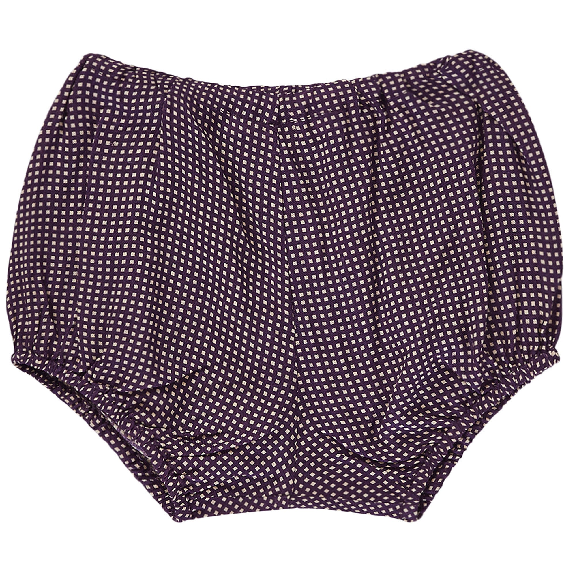Baby Deep Purple Woven Bloomer - CÉMAROSE | Children's Fashion Store - 1