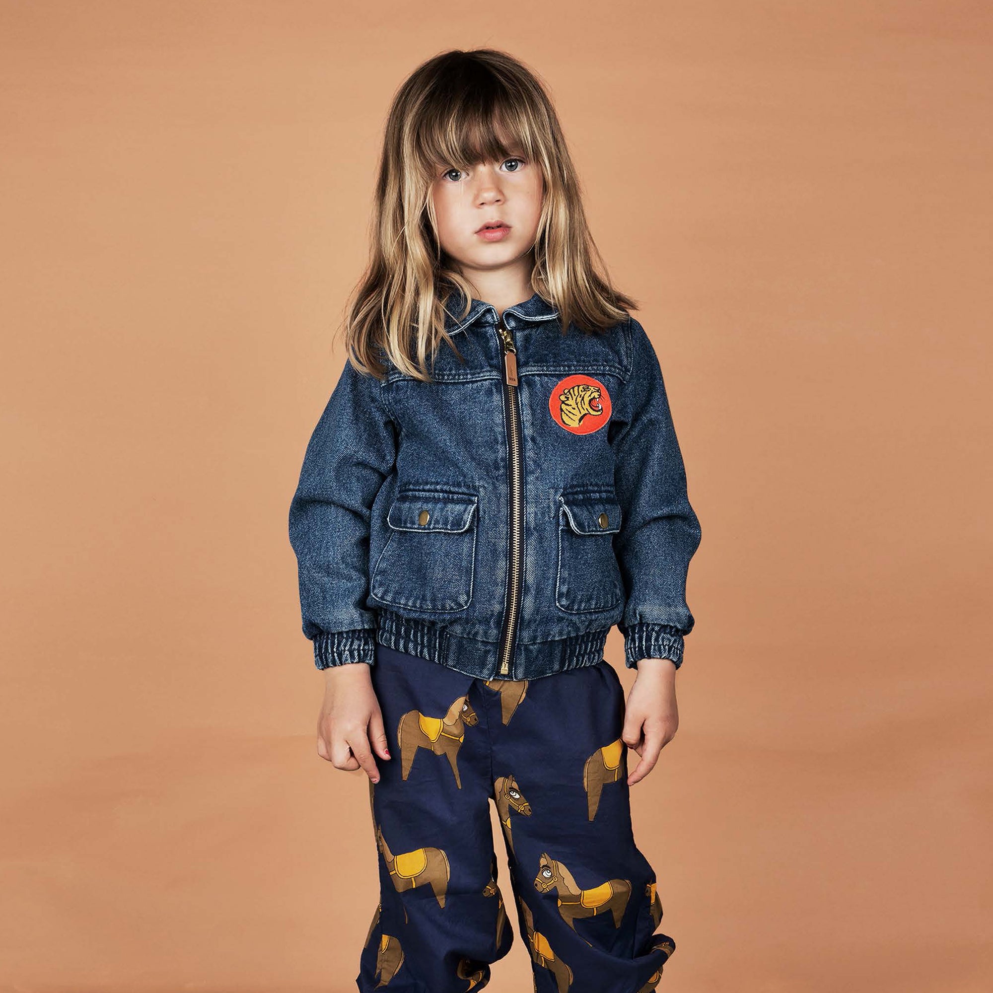 Girls Vintage Wash Organic Cotton Jacket