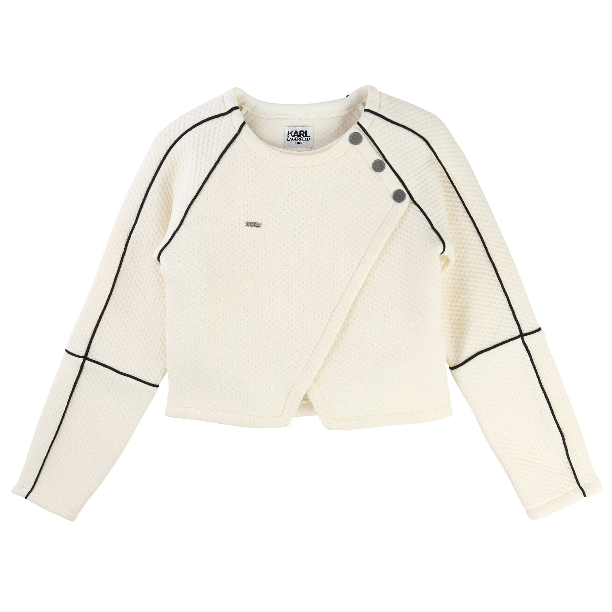 Girls White Fasion Style Cardigan - CÉMAROSE | Children's Fashion Store