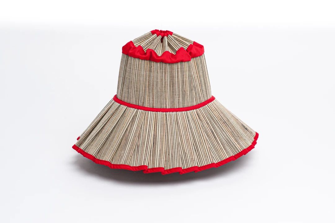 Girls Red Avalon Capri Hat