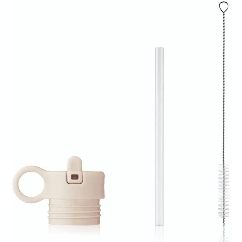 Lid With Straw And Brush For Falk Water Bottle