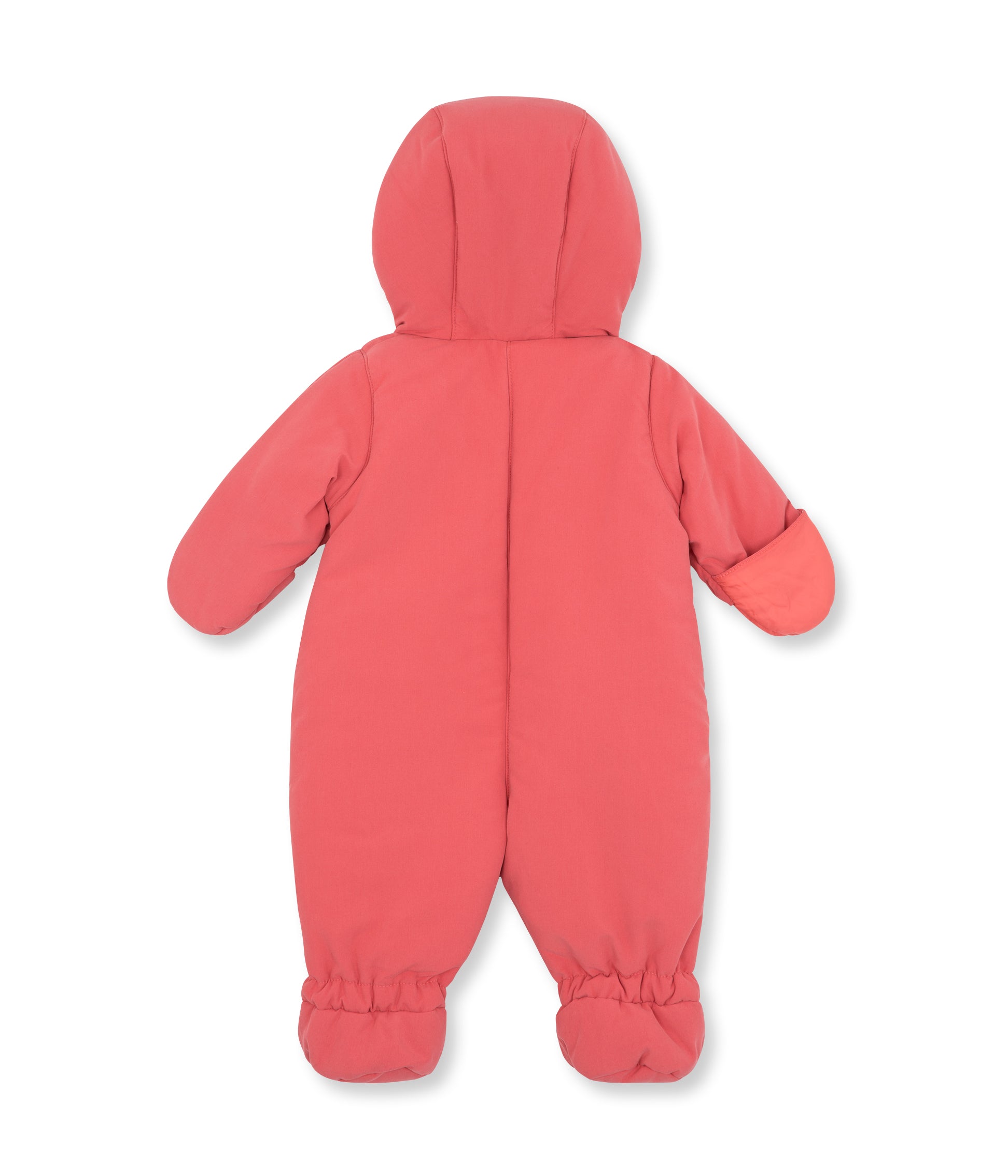 Baby Girls Pink Padded Down Babysuits