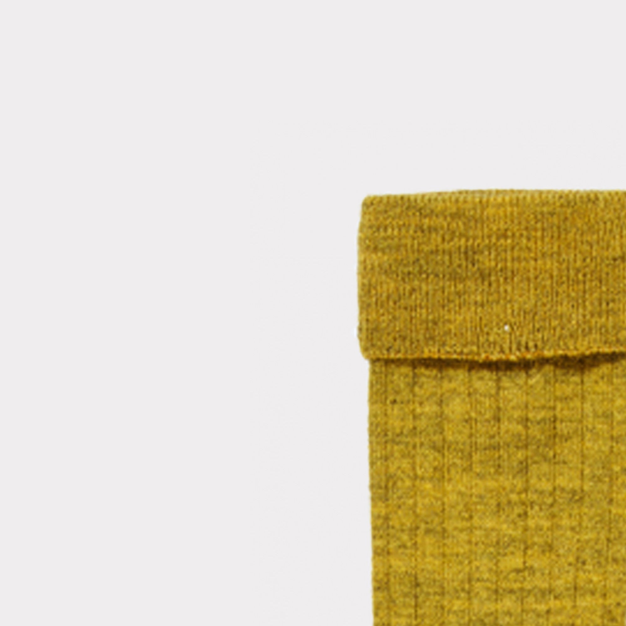 Girls Golden Straw Cotton Socks