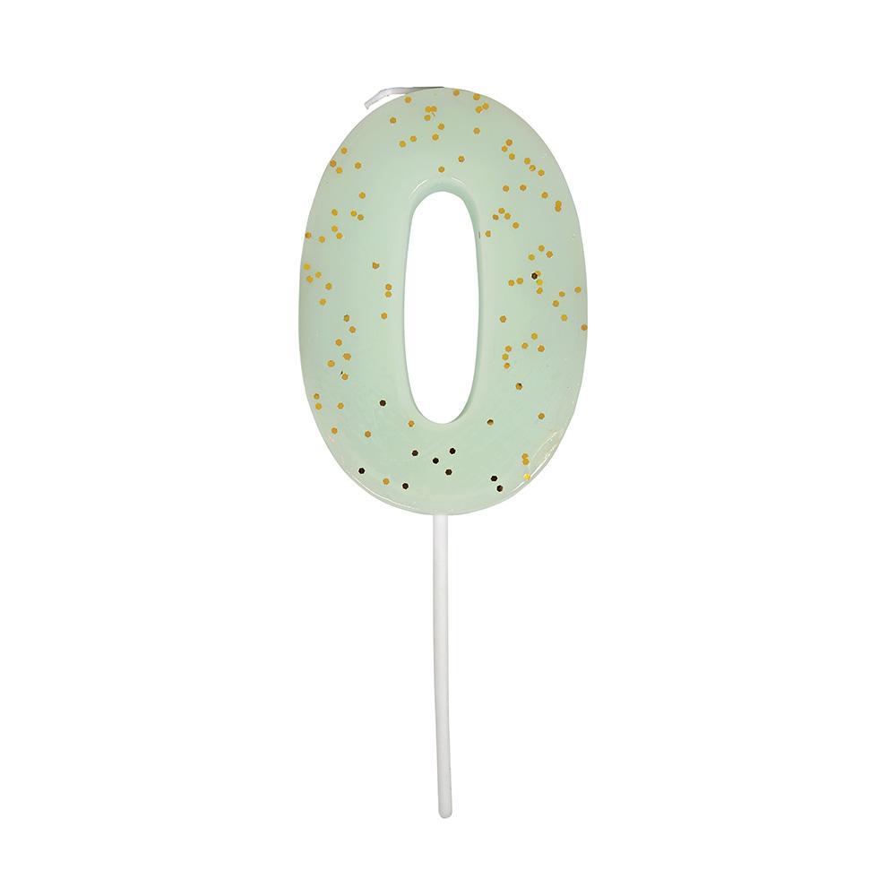 Colored Number Candel