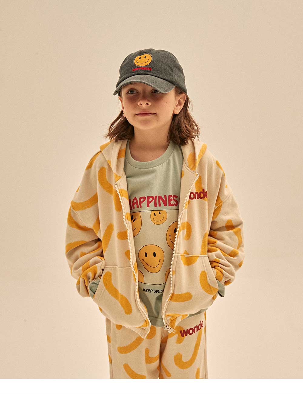 Casquette de baseball en denim noir pour garçons et filles