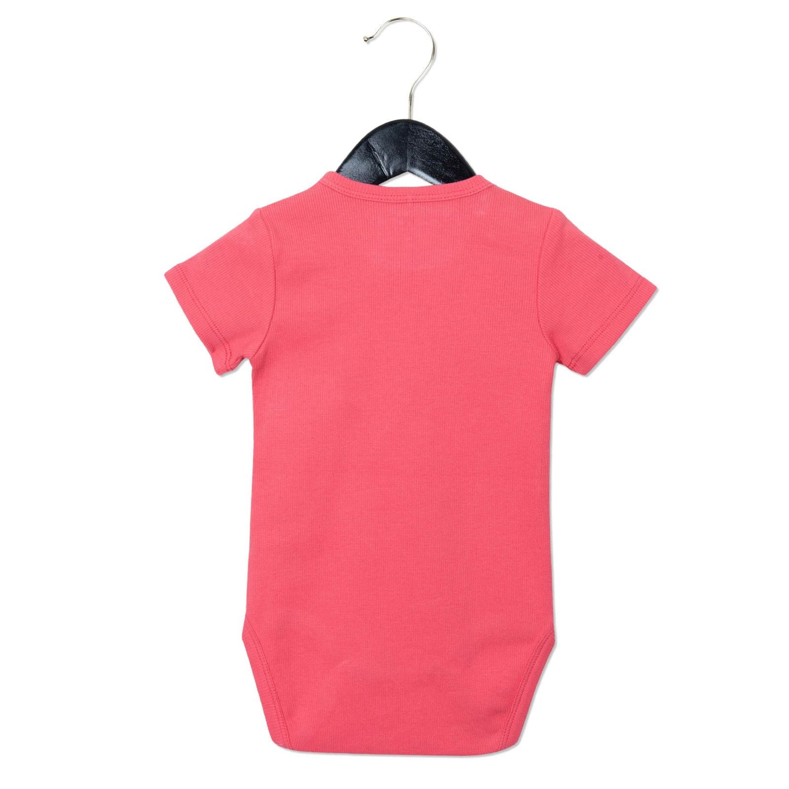 Baby Pink Cotton Bodysuit With Frill Sleeve - CÉMAROSE | Children's Fashion Store - 2