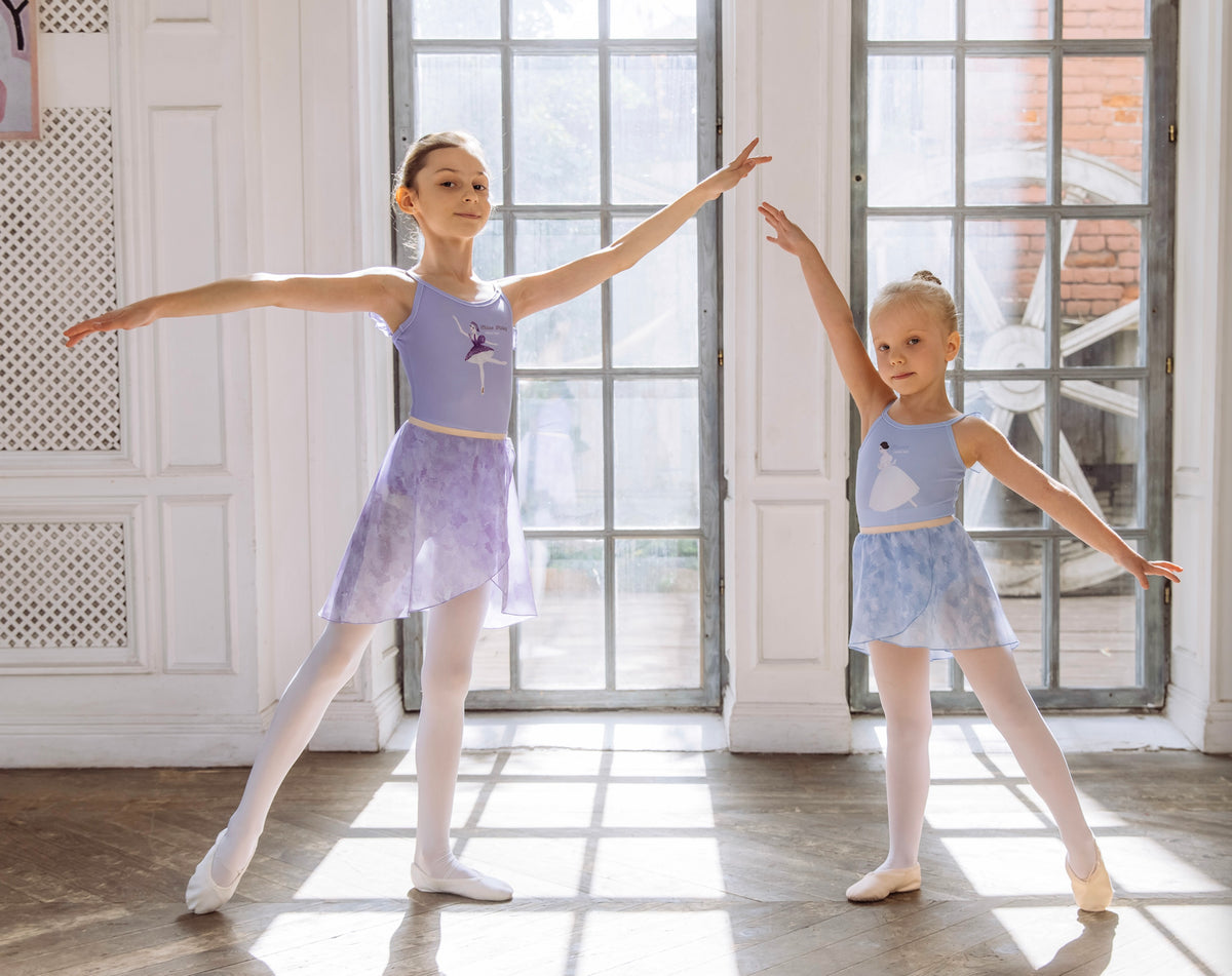 Combinaisons de ballet violettes pour filles