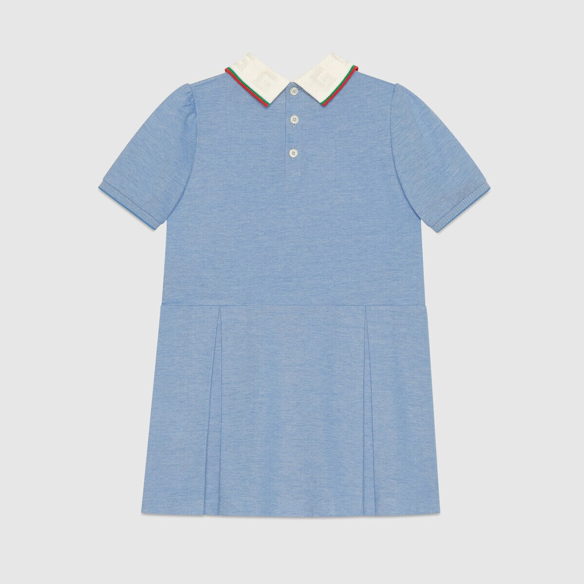 Girls Blue Printed Dress