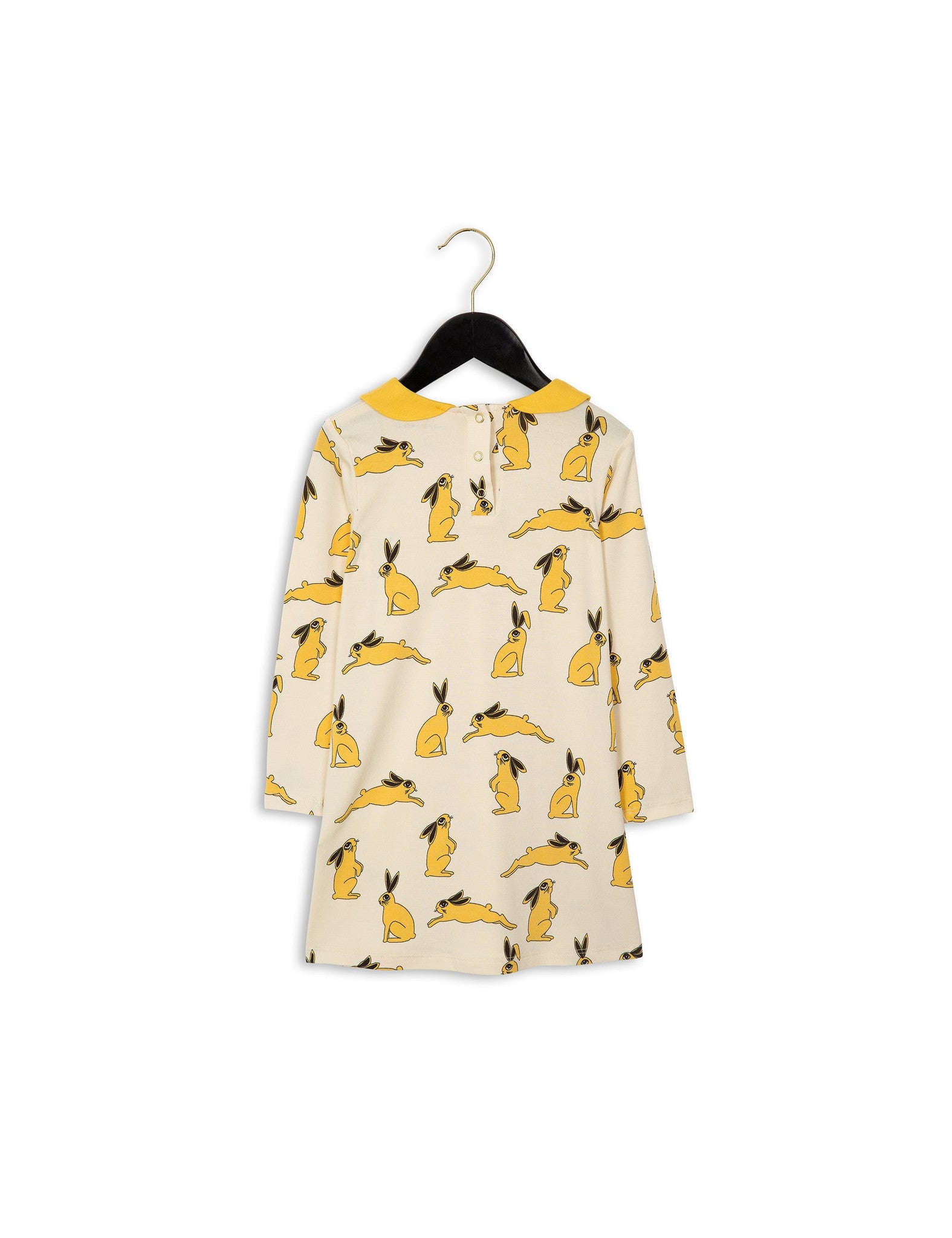 Girls Yellow Bunny Printed Cotton A-Line Dress - CÉMAROSE | Children's Fashion Store - 2
