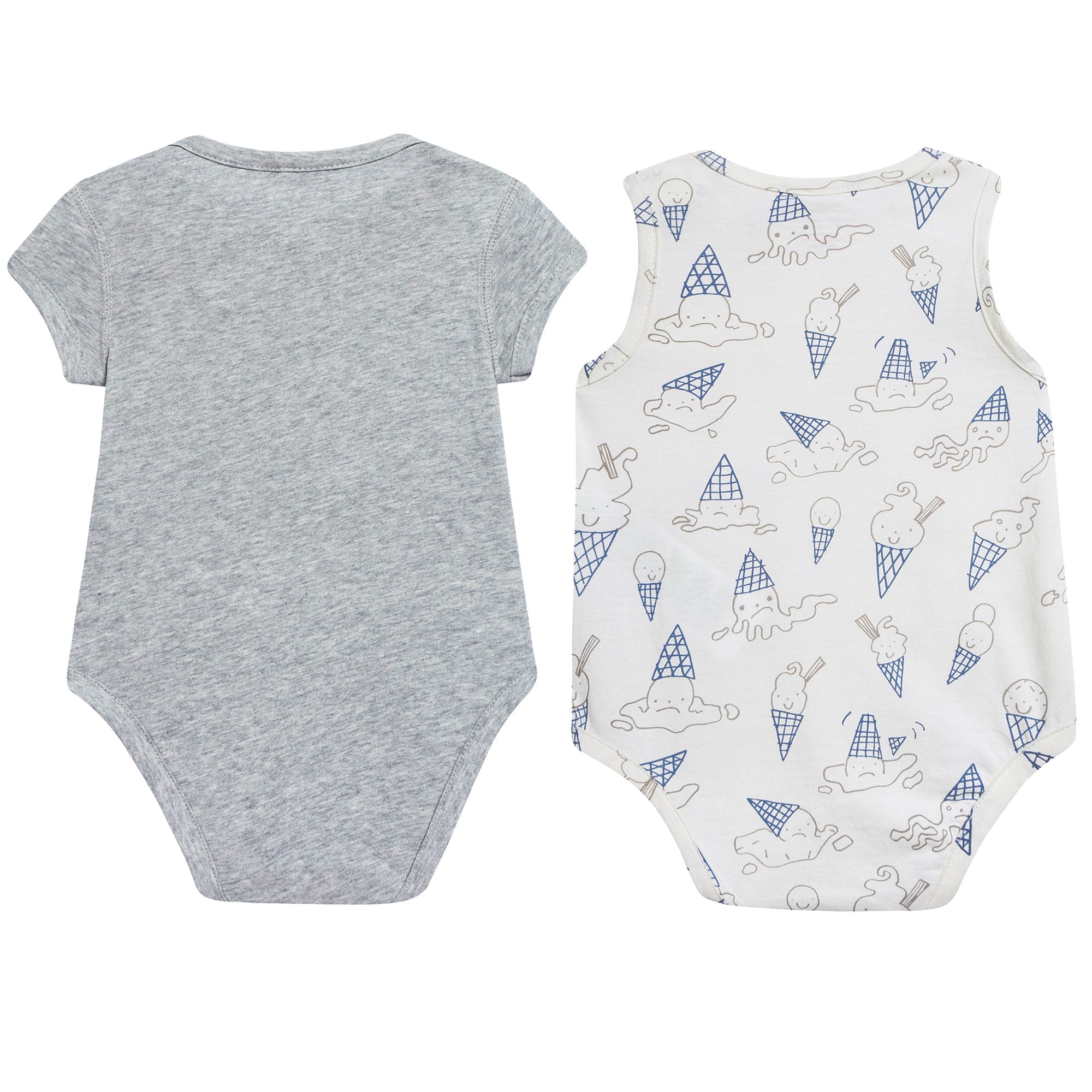 Baby Grey Babysuit Two Piece Set