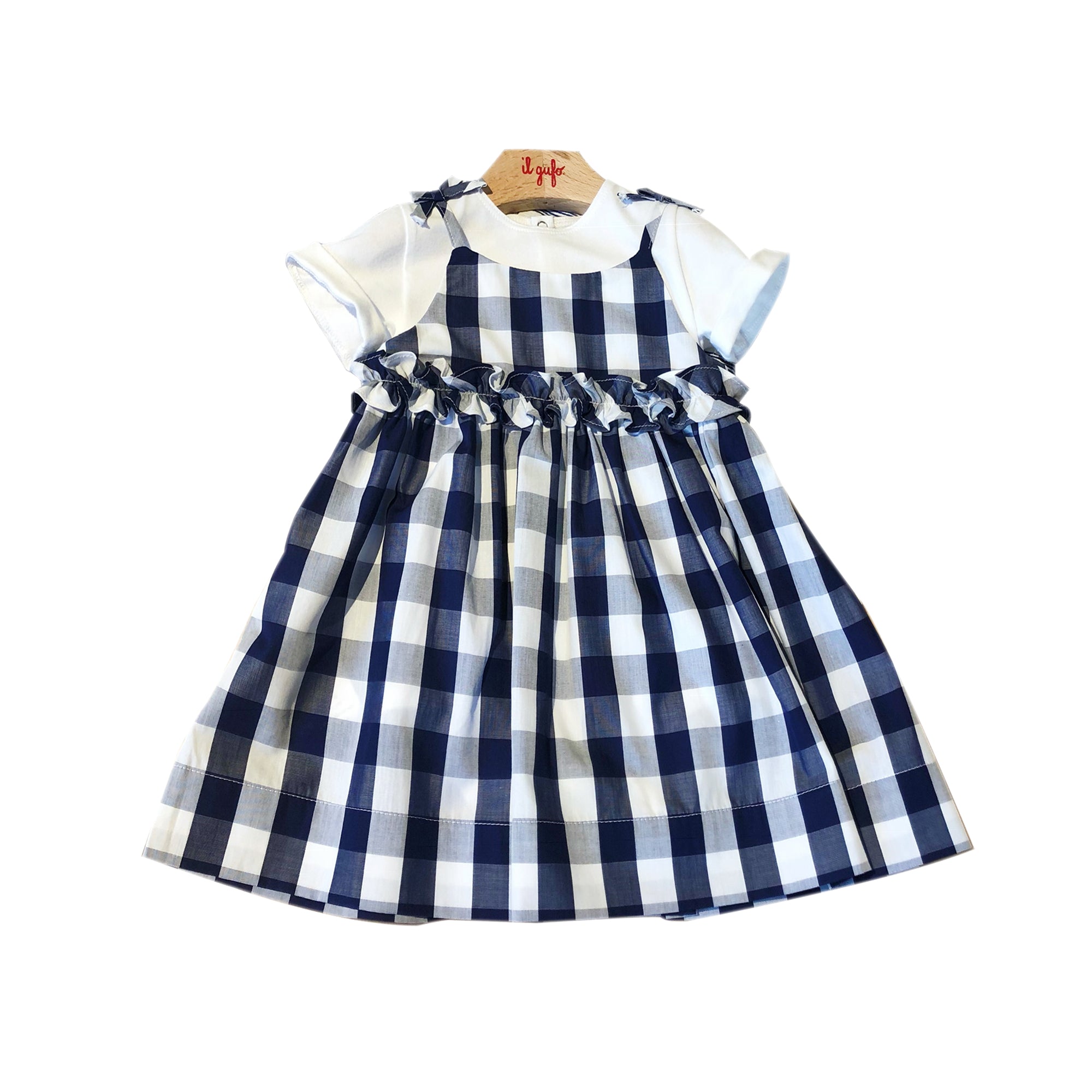Baby Girls Deep Blue Cotton Sets