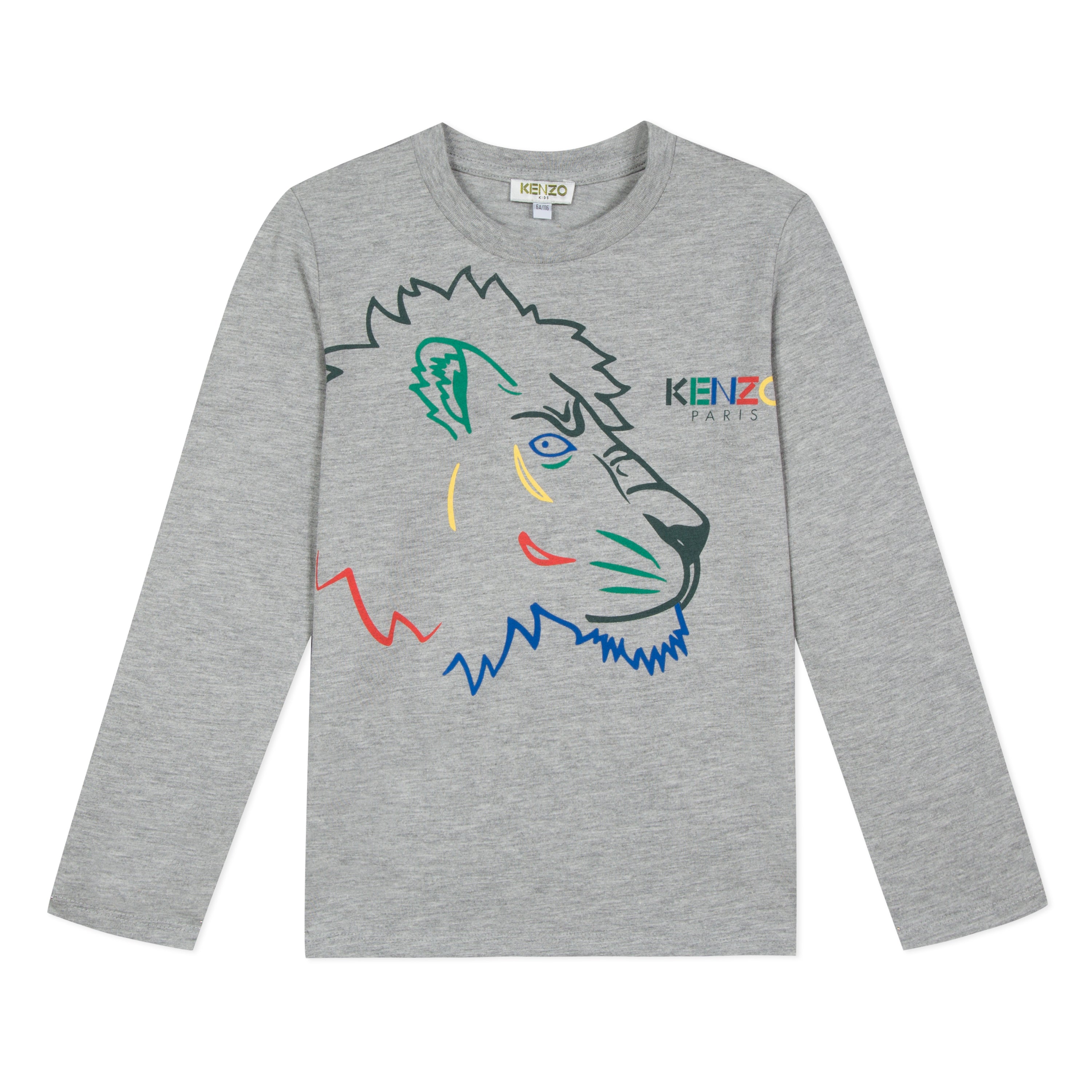 Boys Grey Printing Cotton Top