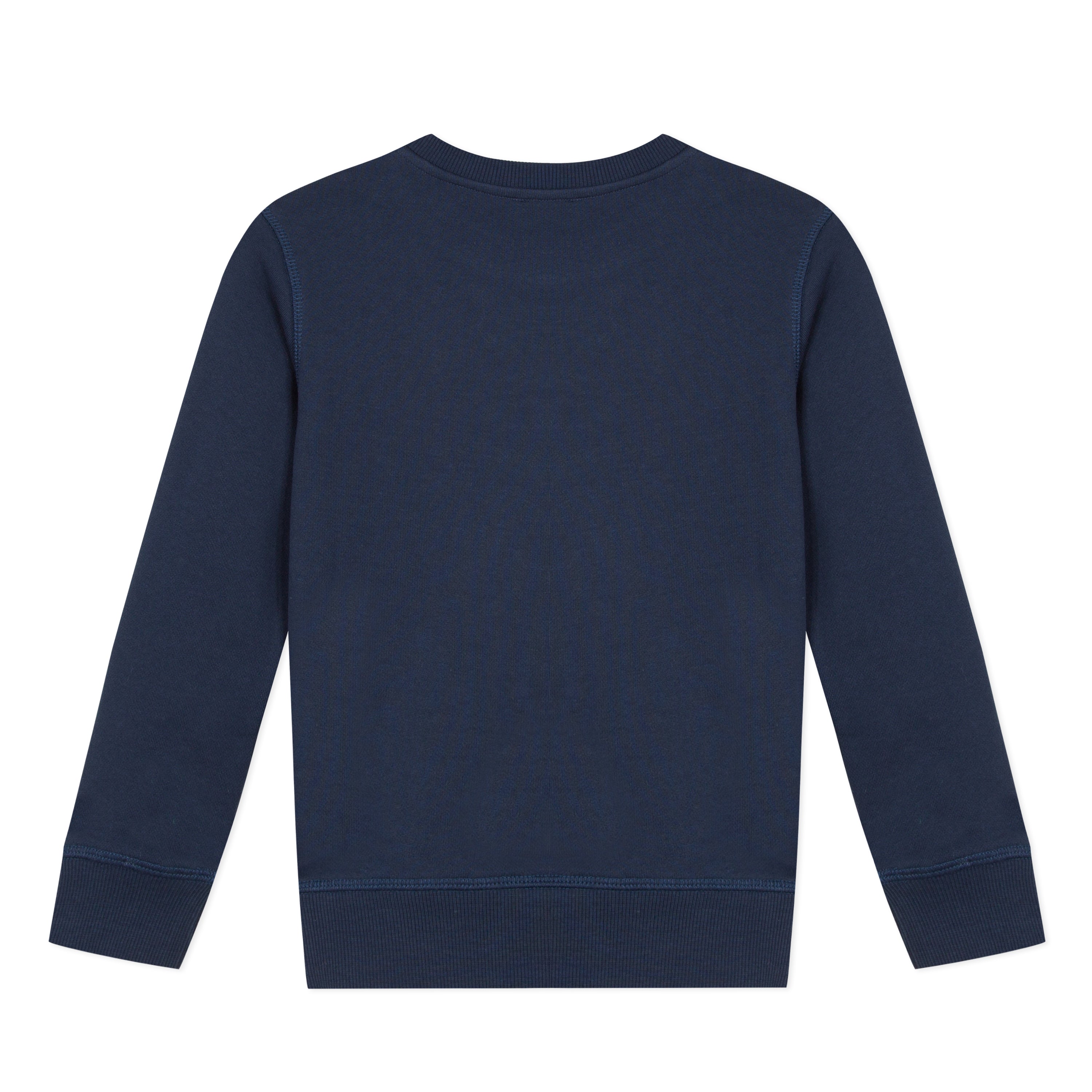 Girls Navy Tiger Cotton Sweatshirt