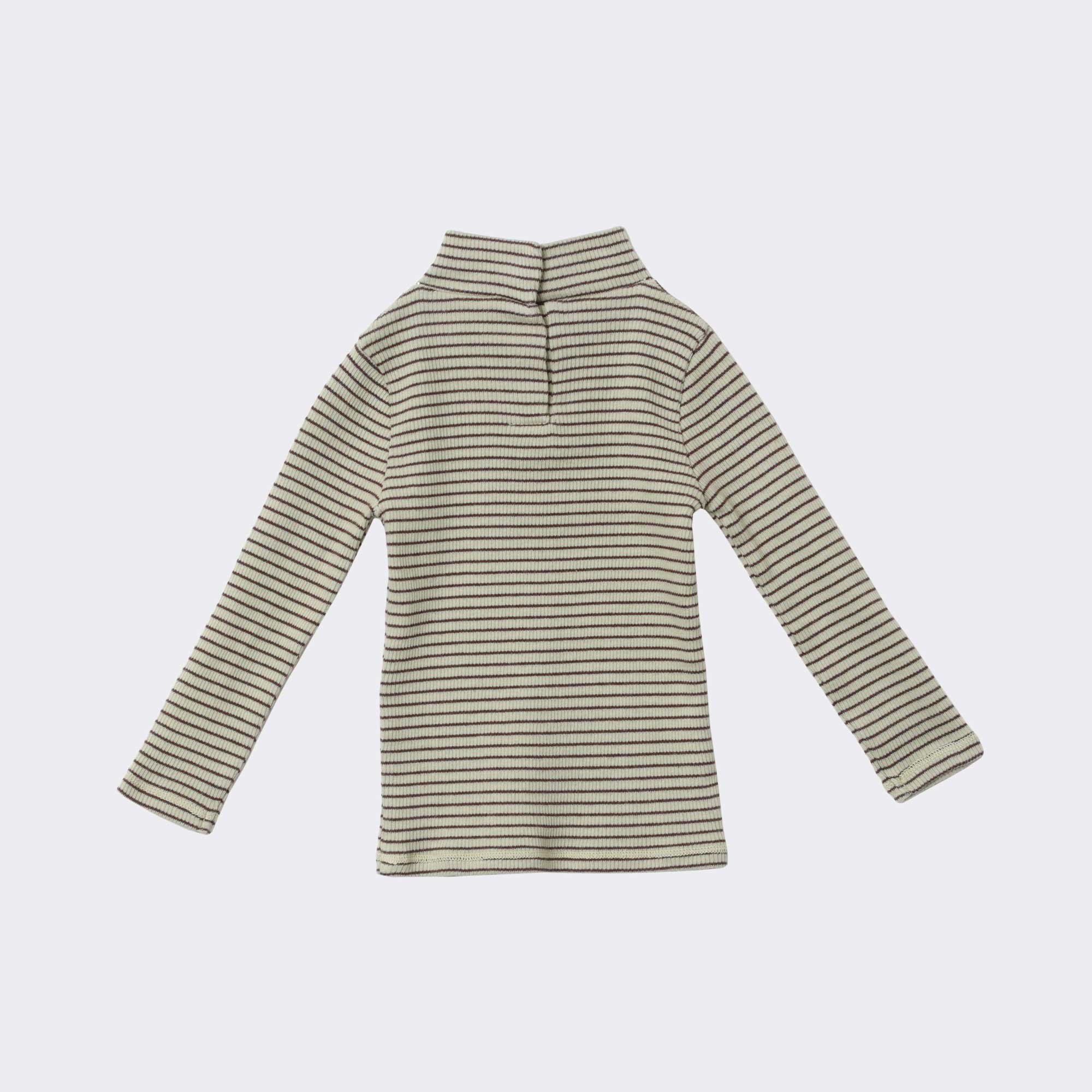 Baby Girls Lemon Stripes Cotton T-Shirt