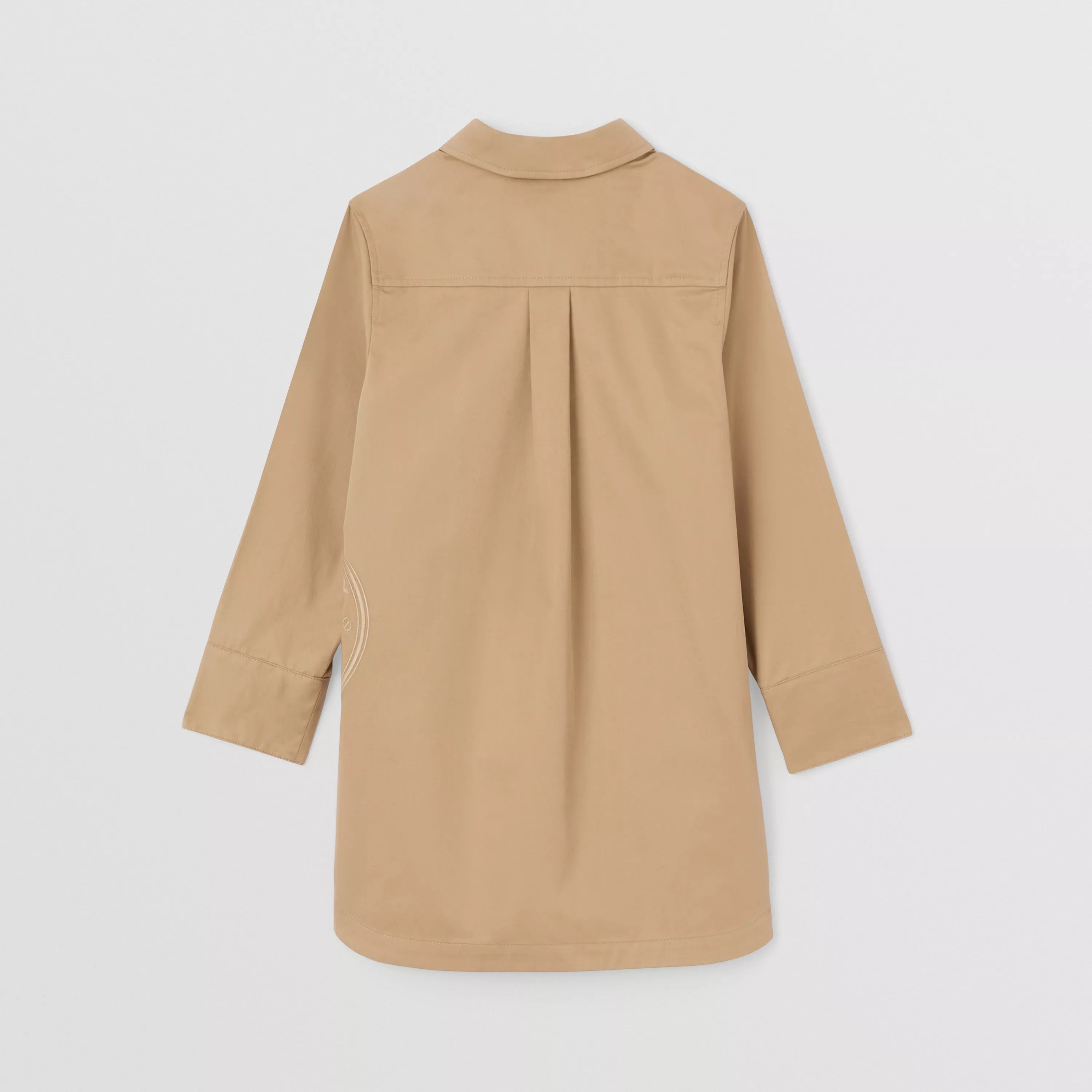 Girls Beige Cotton Shirt