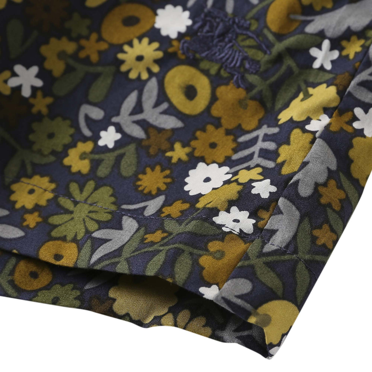 Girls Dusty Yellow Floral Printed Trims Blouse - CÉMAROSE | Children's Fashion Store - 4