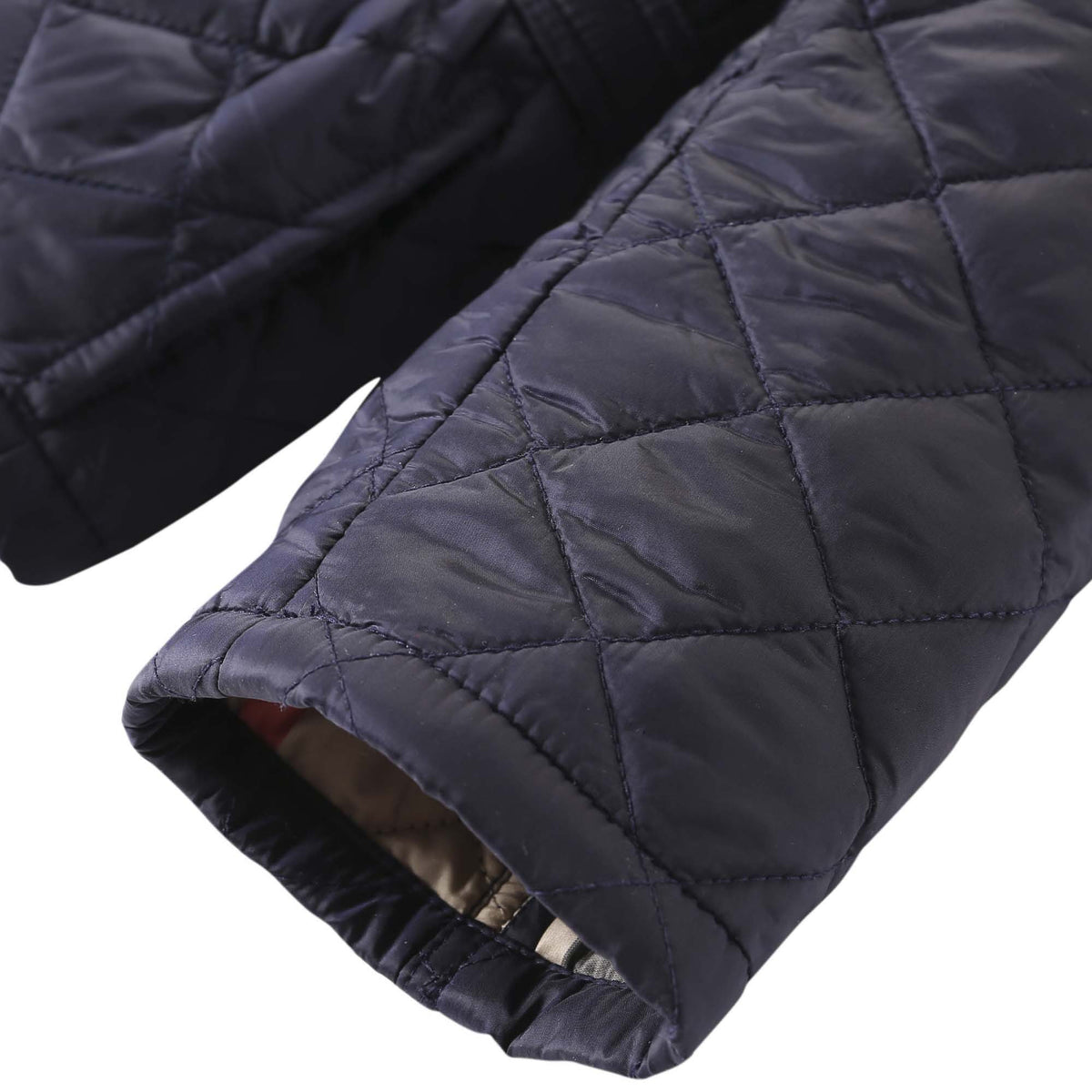 Baby Girls Navy Blue Hooded Coat - CÉMAROSE | Children's Fashion Store - 8