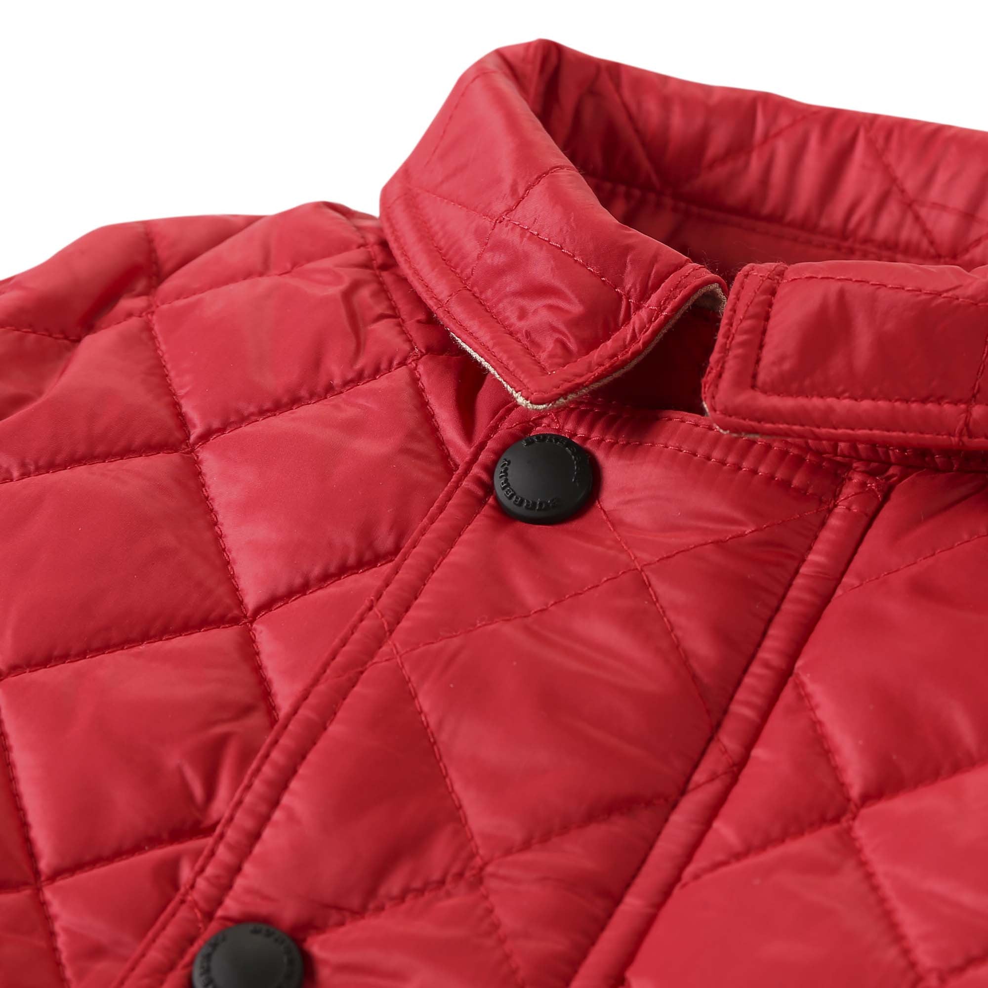 Baby Red Quilted Jacket