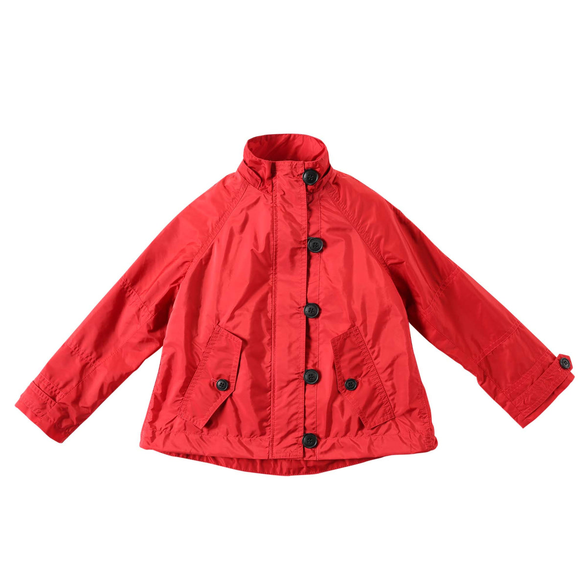 Girls Molotary Red Hooded Jacket - CÉMAROSE | Children's Fashion Store - 4