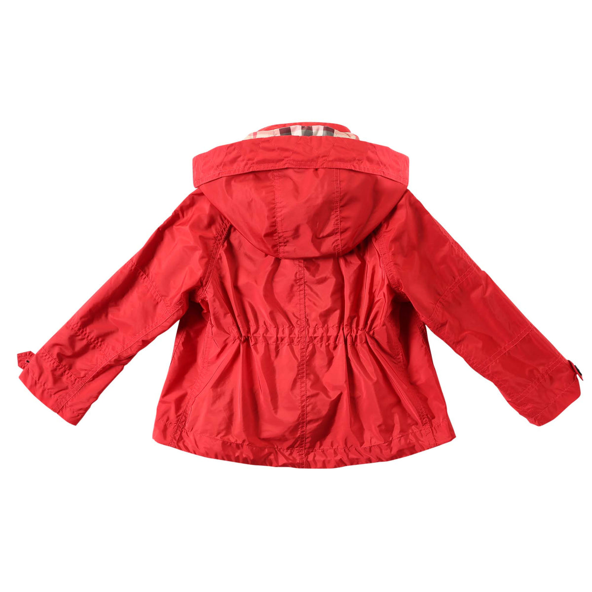 Girls Molotary Red Hooded Jacket - CÉMAROSE | Children's Fashion Store - 3