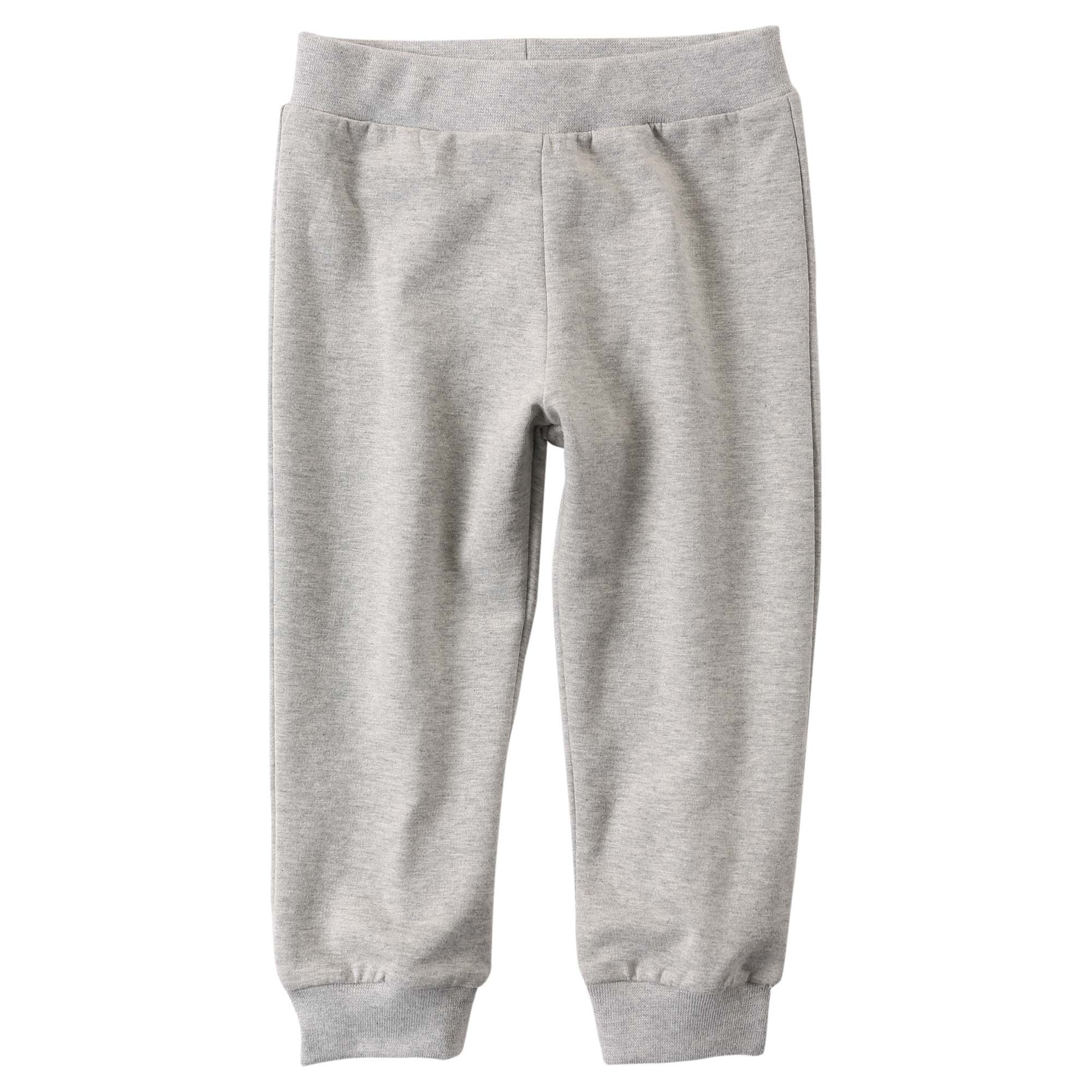 Baby Girls Light Grey Cotton Trouser - CÉMAROSE | Children's Fashion Store - 1
