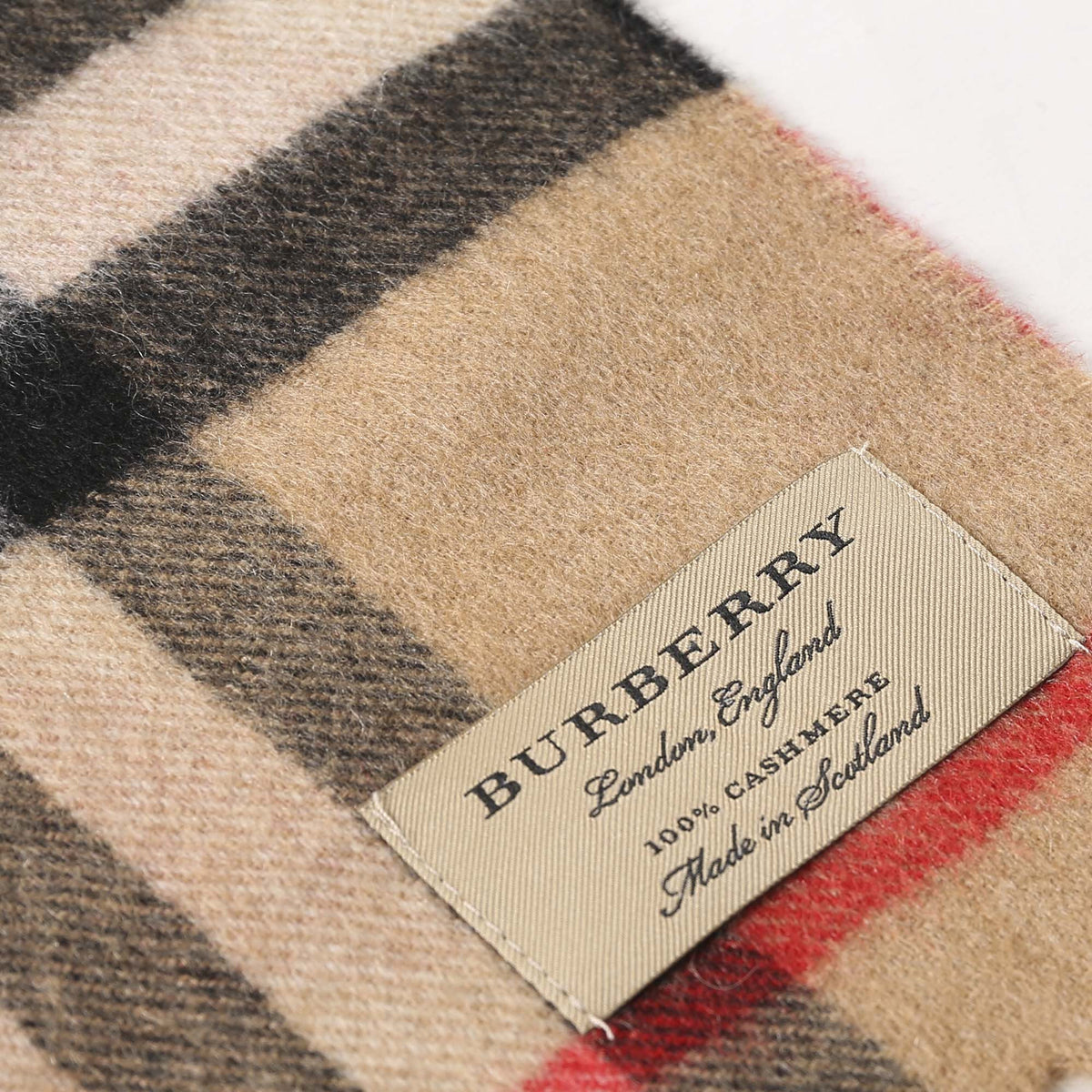 Girls Parade Red New Classic Check & Hearts Cashmere Scarf - CÉMAROSE | Children's Fashion Store - 6