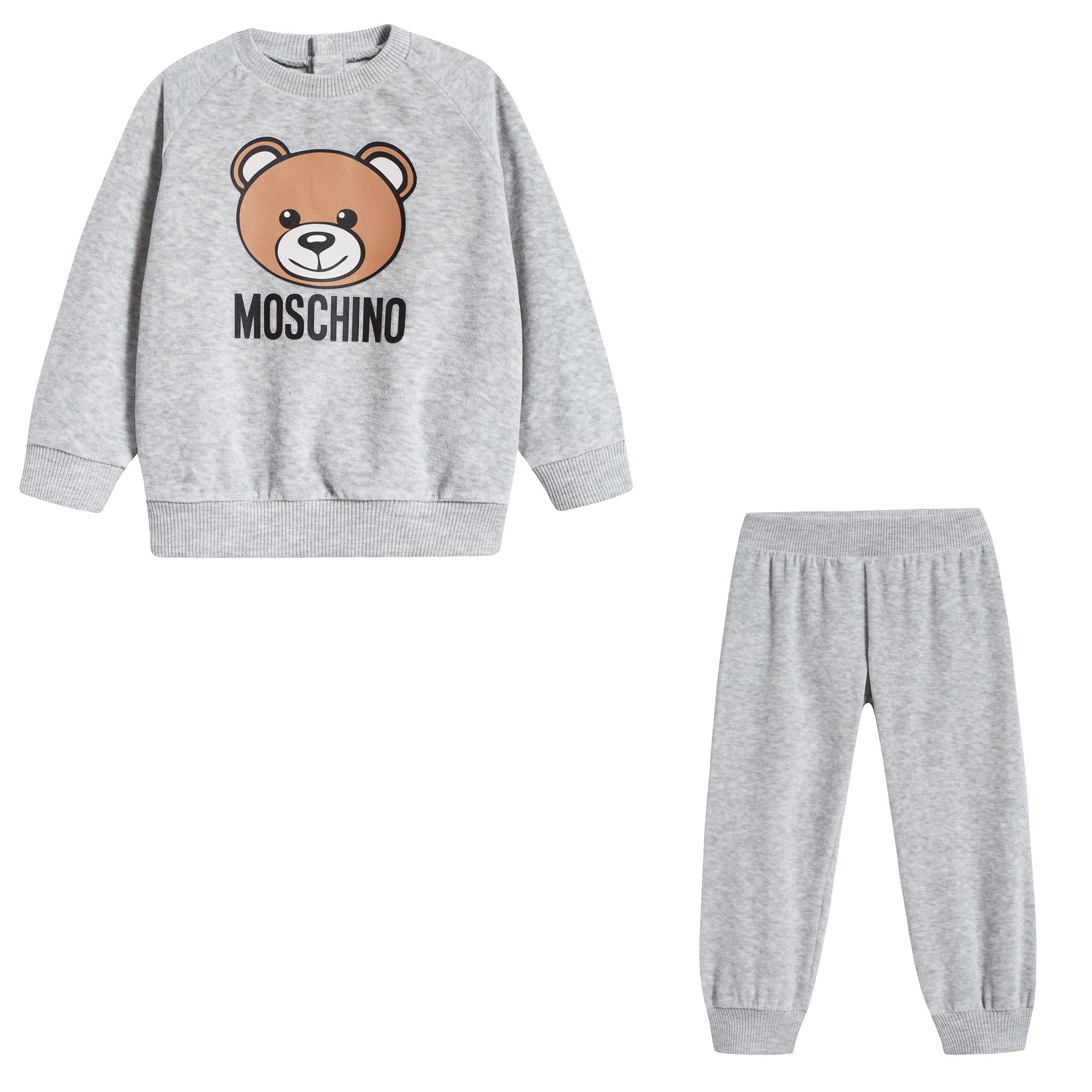 Baby Melange Grey Cotton Sets