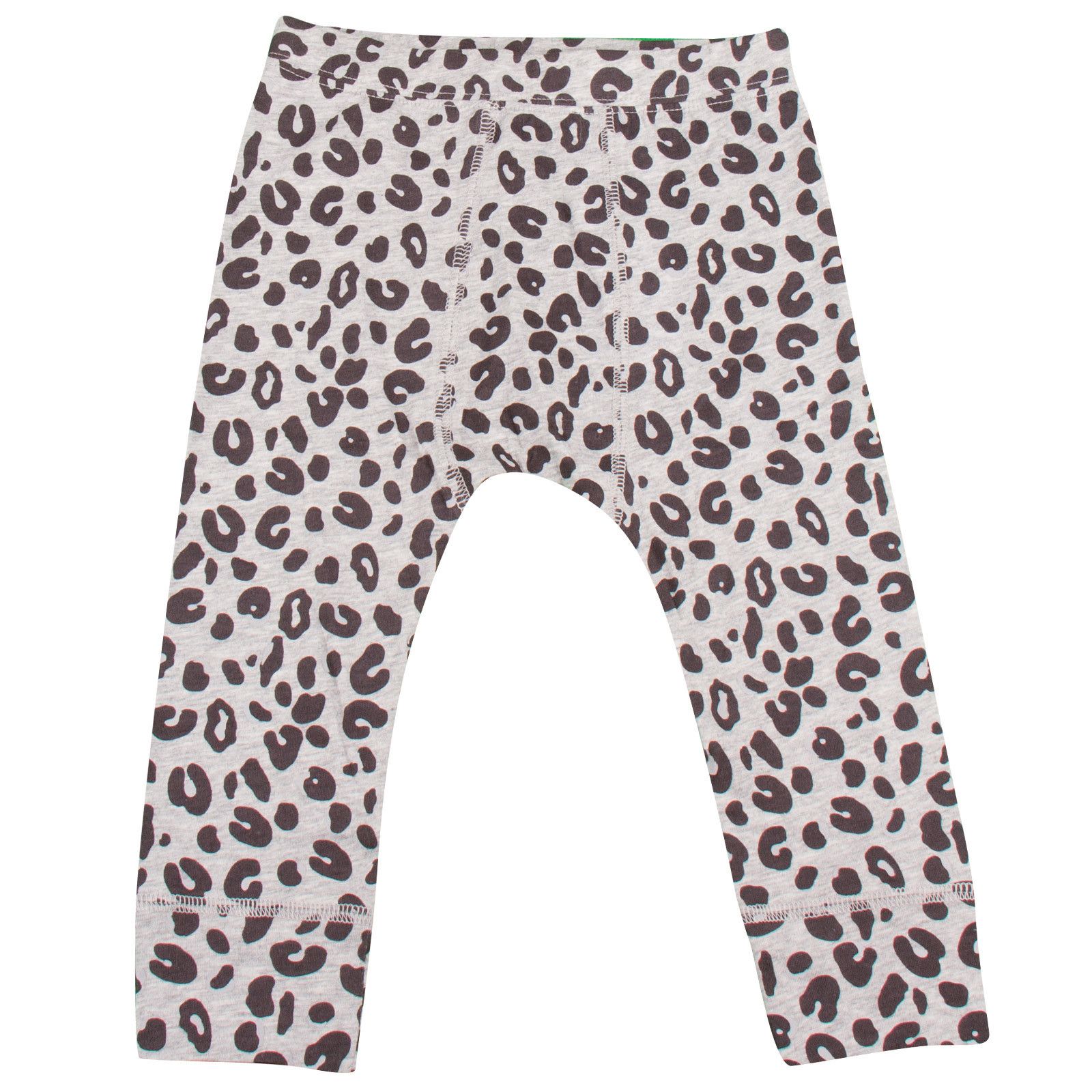 Buster/Macy Baby Grey Organic Top&Trousers With Leopard Print - CÉMAROSE | Children's Fashion Store - 2