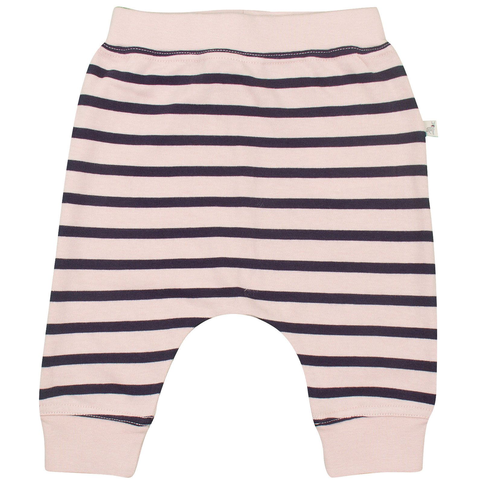 Pudding Baby White Trousers With Blue Stripe - CÉMAROSE | Children's Fashion Store - 1