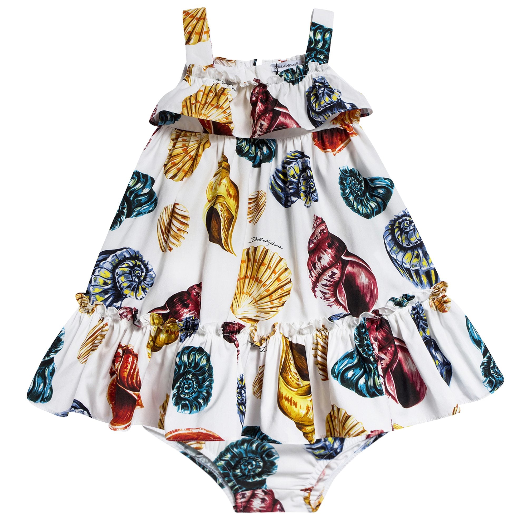 Baby Girls Conch Printed Dress