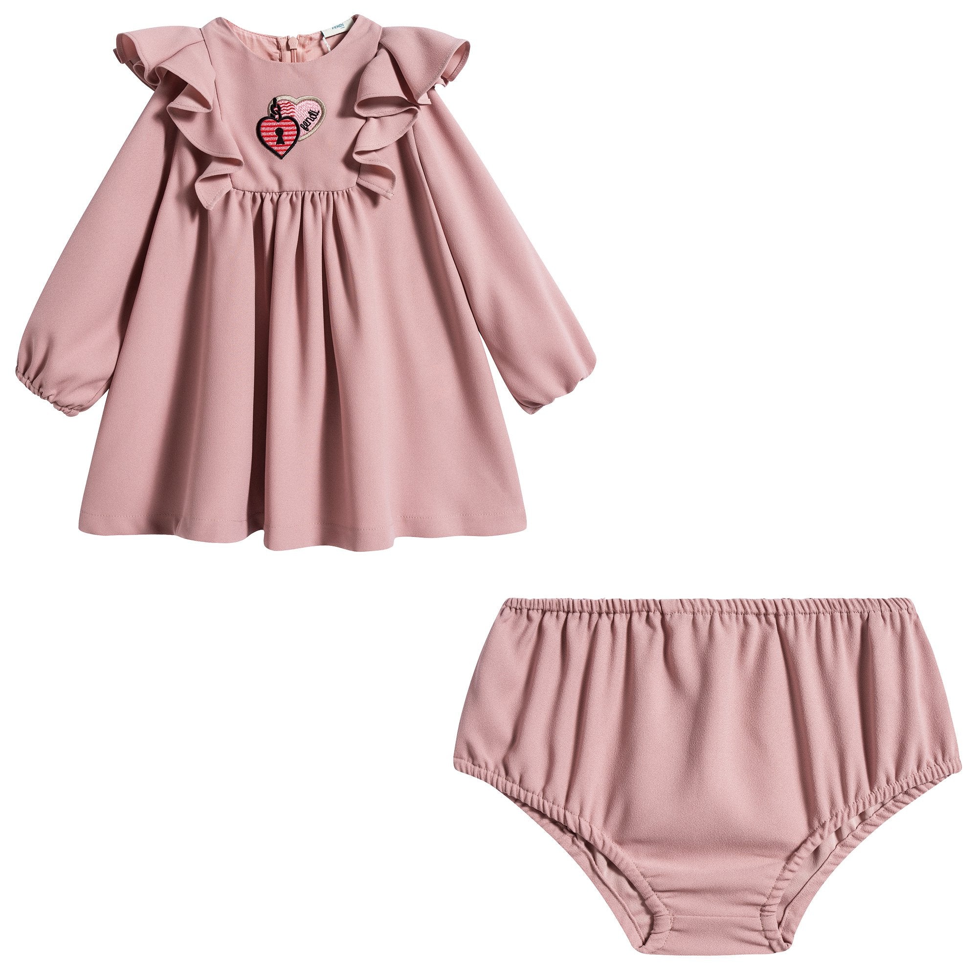 Baby Girls Antique Pink Dress