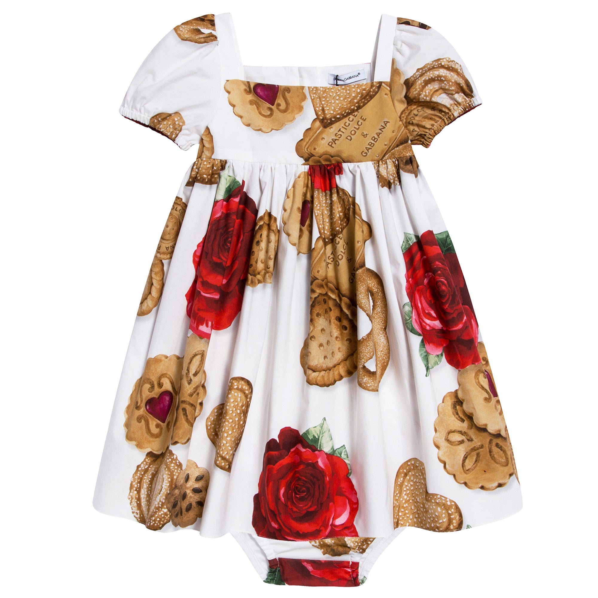 Baby Girls Biscotti Rose Dress Set