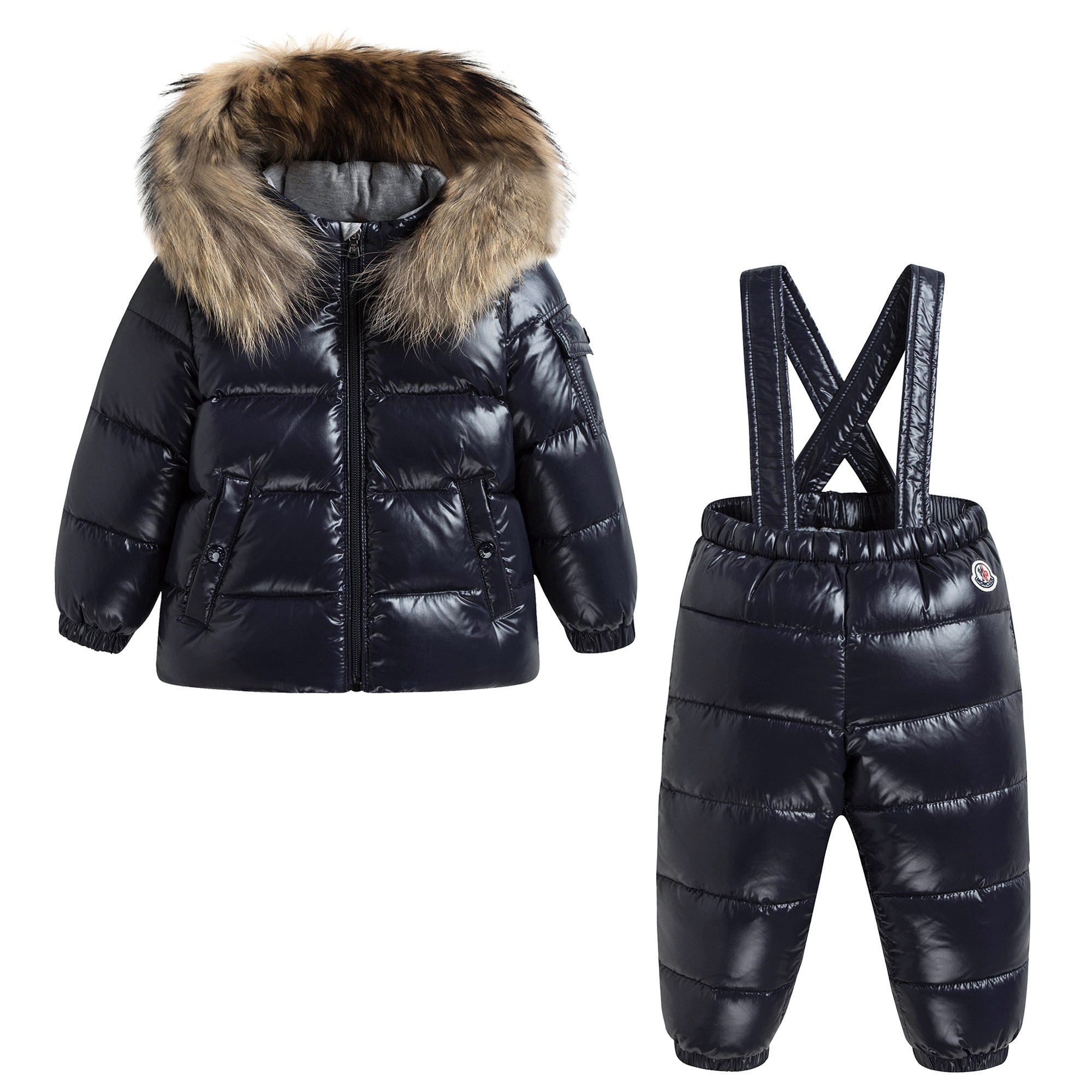 Baby Navy Blue 'New Remy' Snowsuit Set
