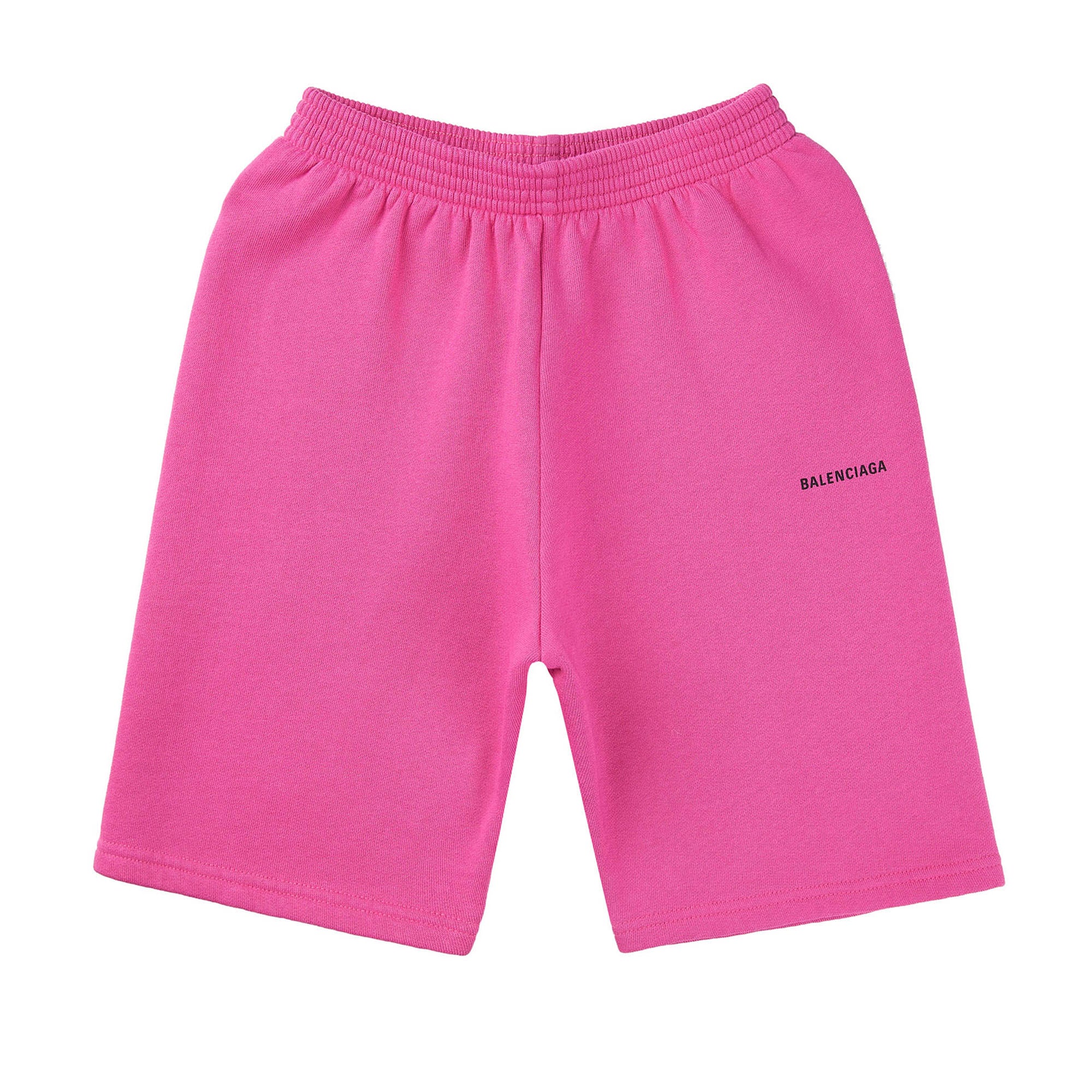 Girls Pink Logo Cotton Shorts