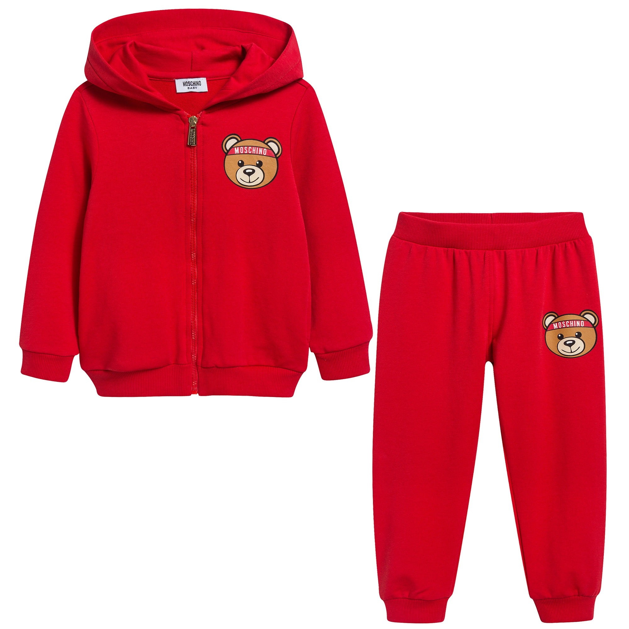Baby Girls Poppy Red Cotton Set