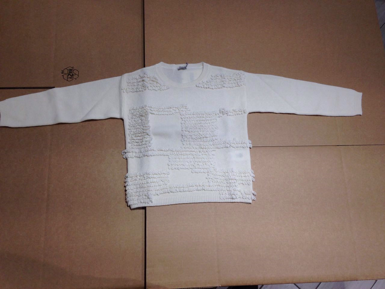 Girls Milk Wool Sweater