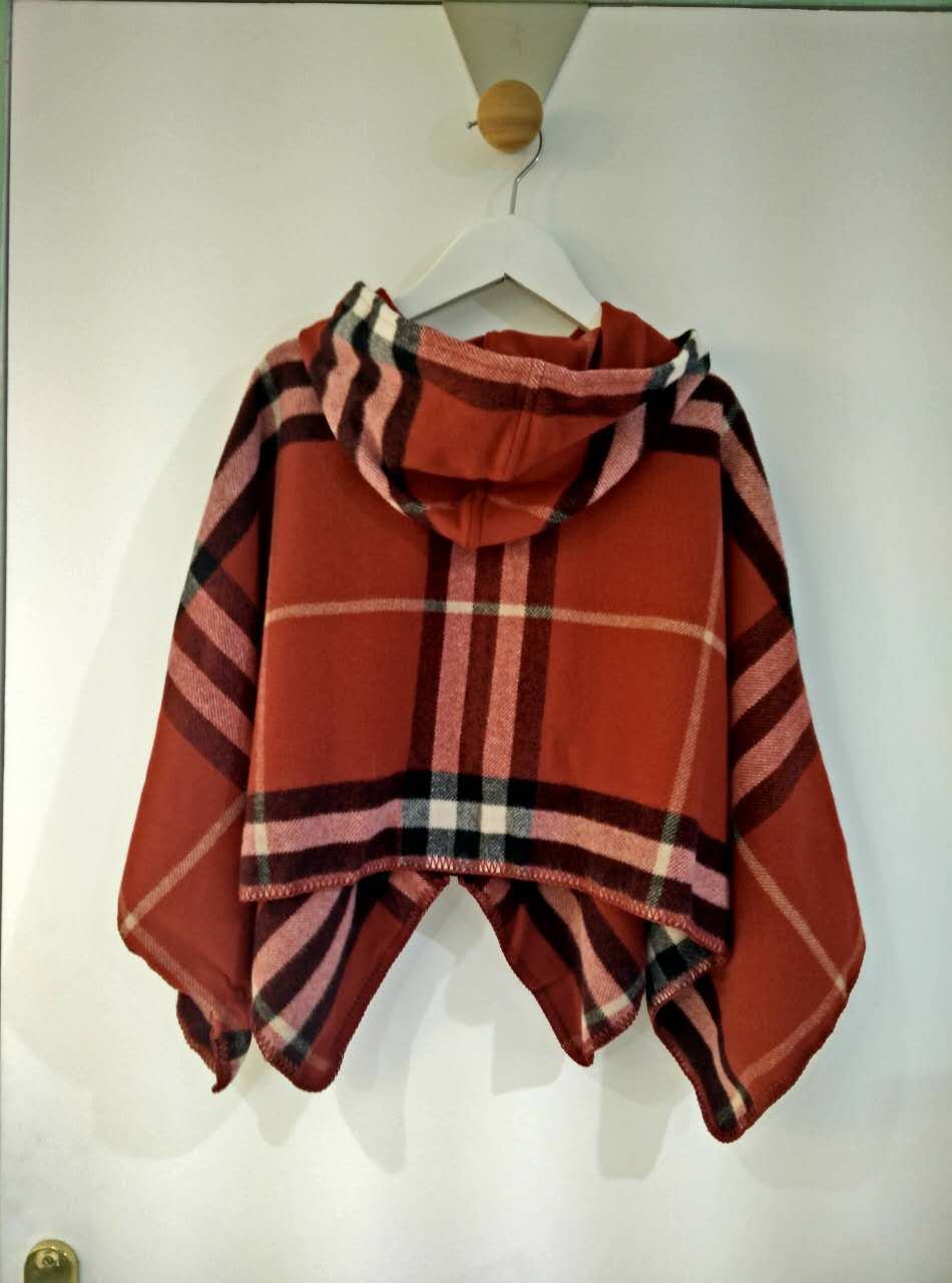 Girls Red Check Wool Blankets