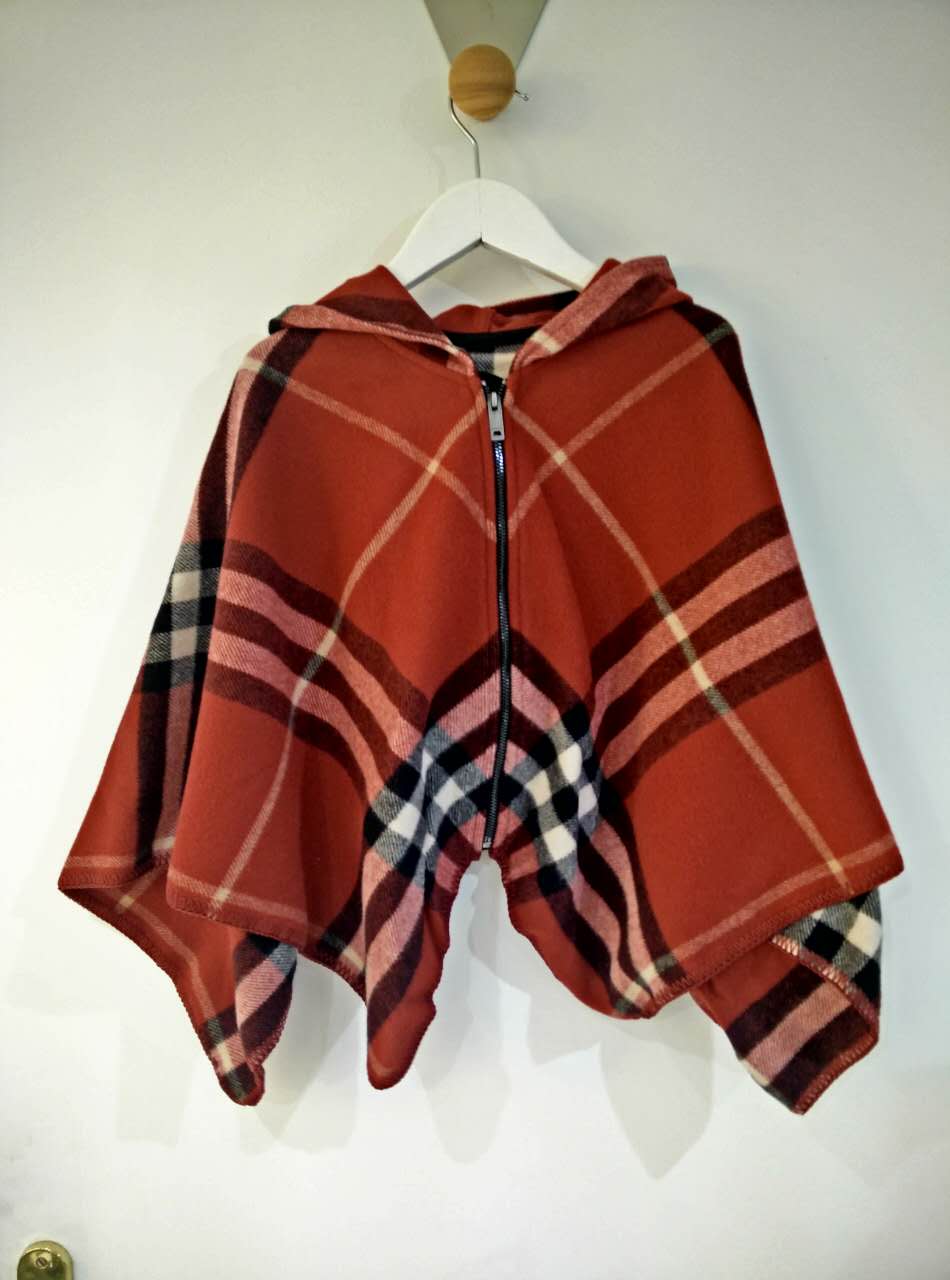 Girls Red Check Wool Blankets
