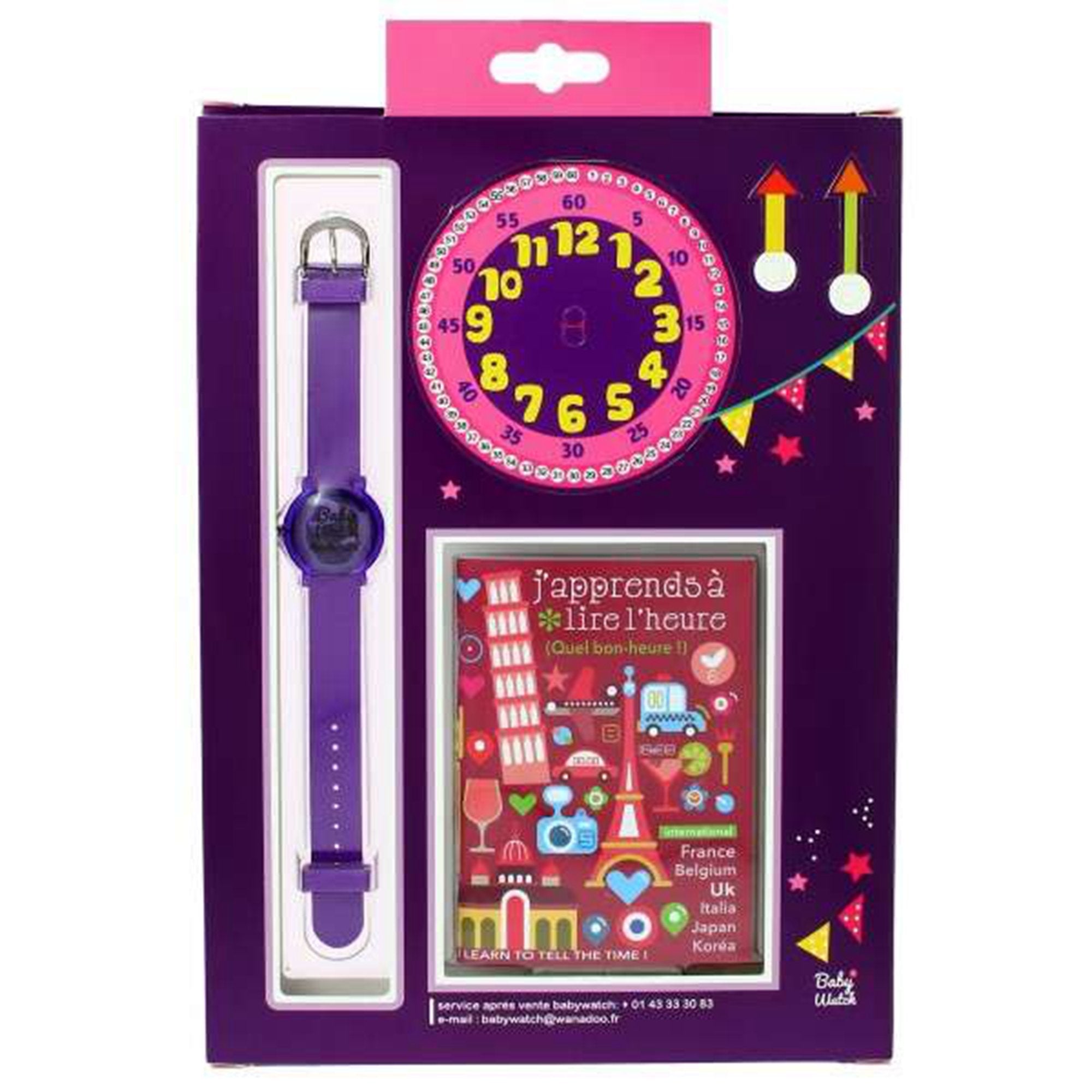 Girls Purple Two You Love Watch(6-9Y)