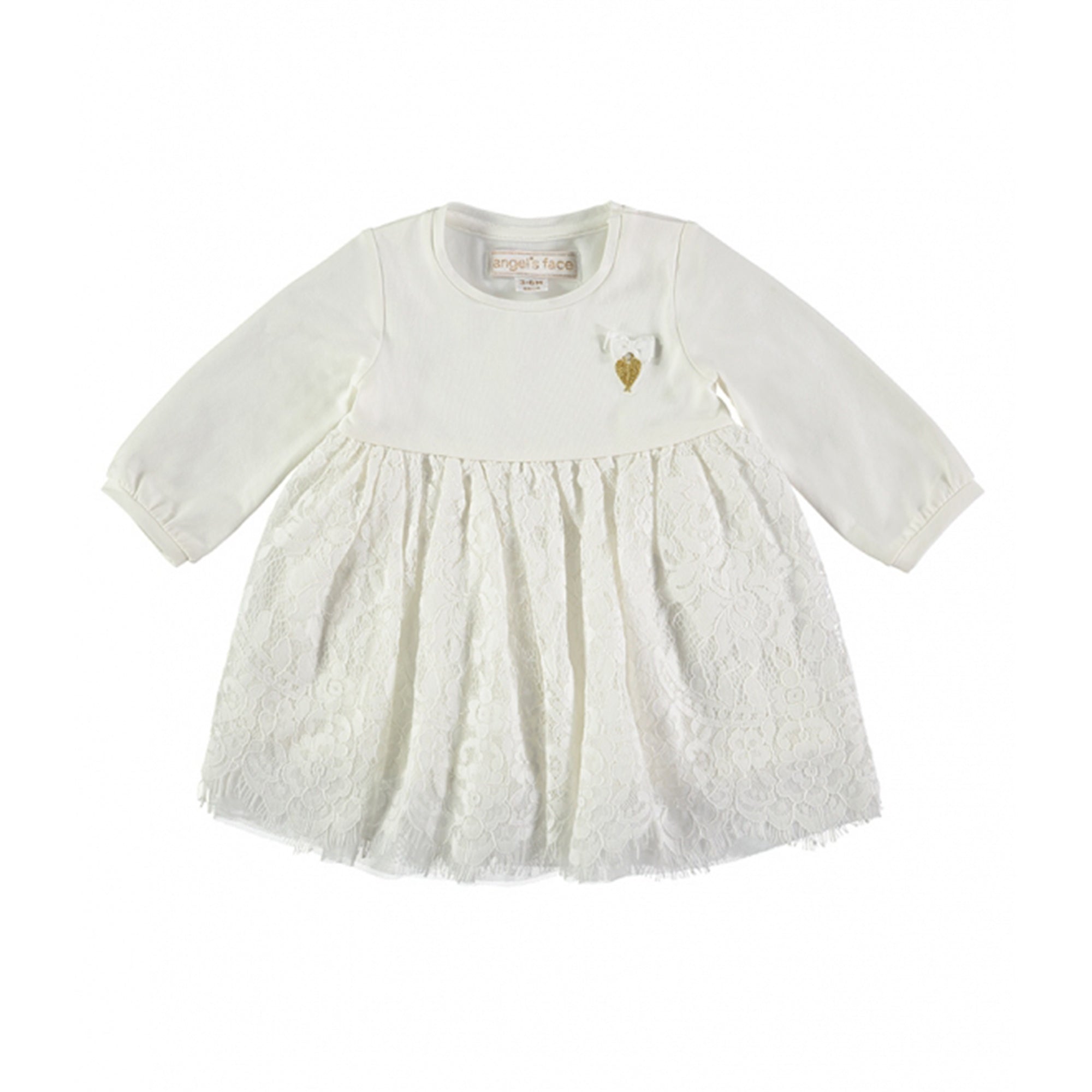 Baby Girls White Cotton Dress