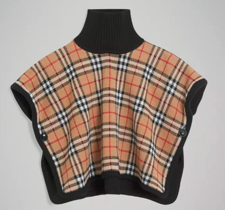 Girls Black Merino Wool Jacket