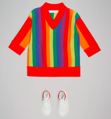 Baby Girls Multicolour Wool Dress