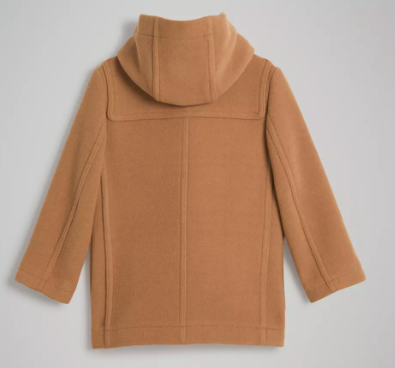 Manteau en laine jaune antique pour garçons