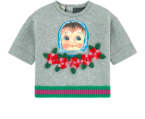 Baby Grey Cotton Sweatshirt