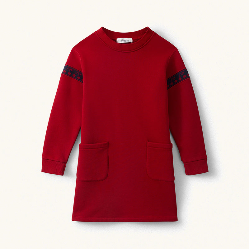 Girls Red Cherry Dress