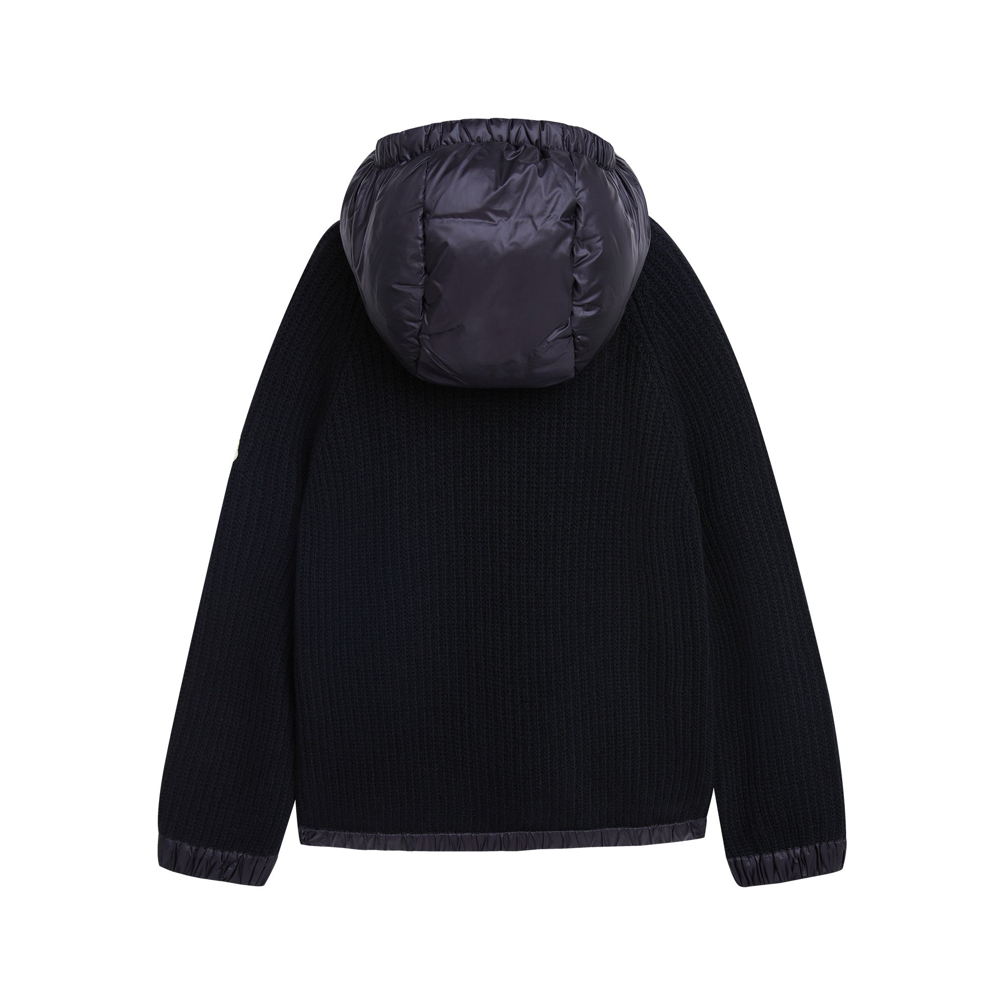Girls Black Zip-Up Top