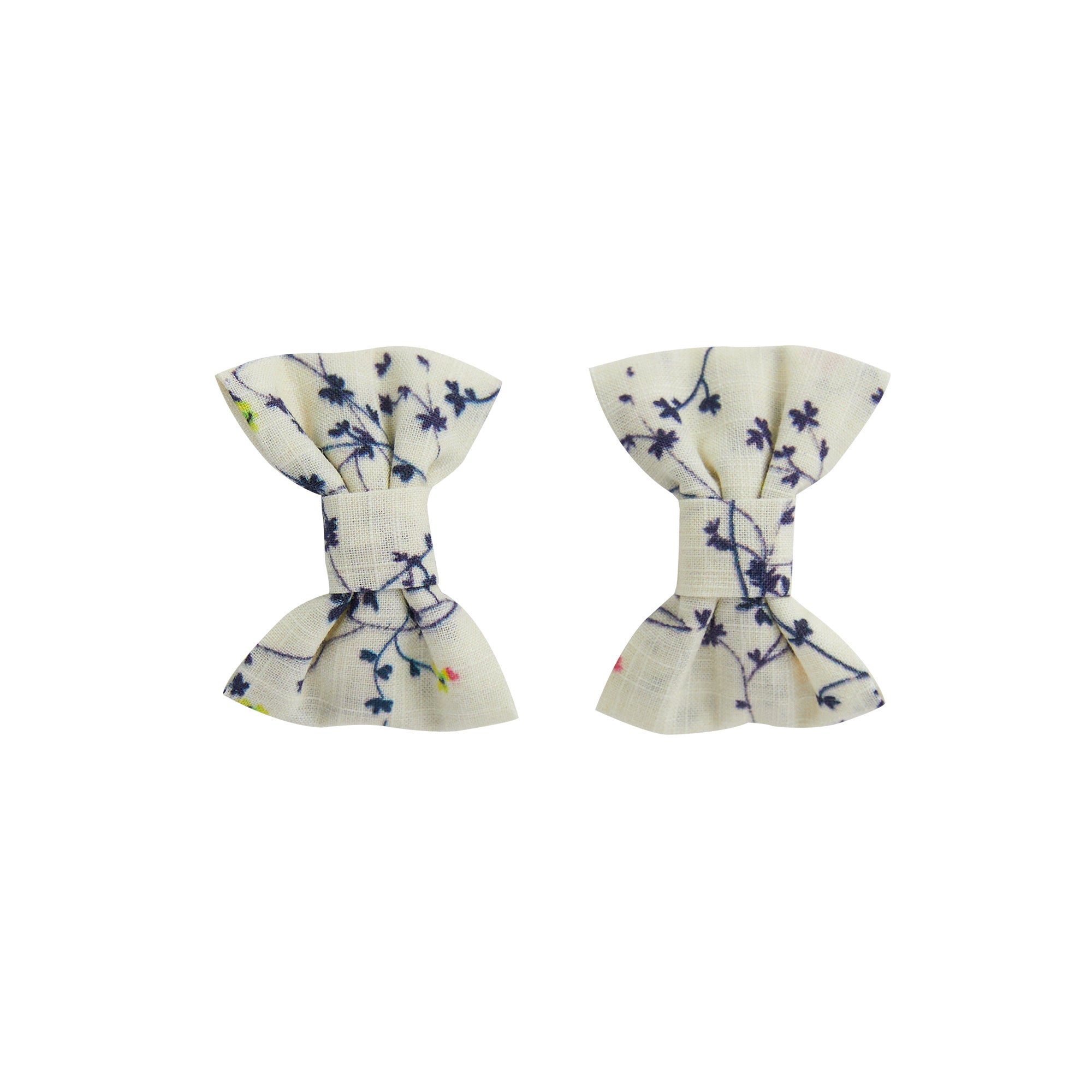 Girls Ivory Floral Hair Clips
