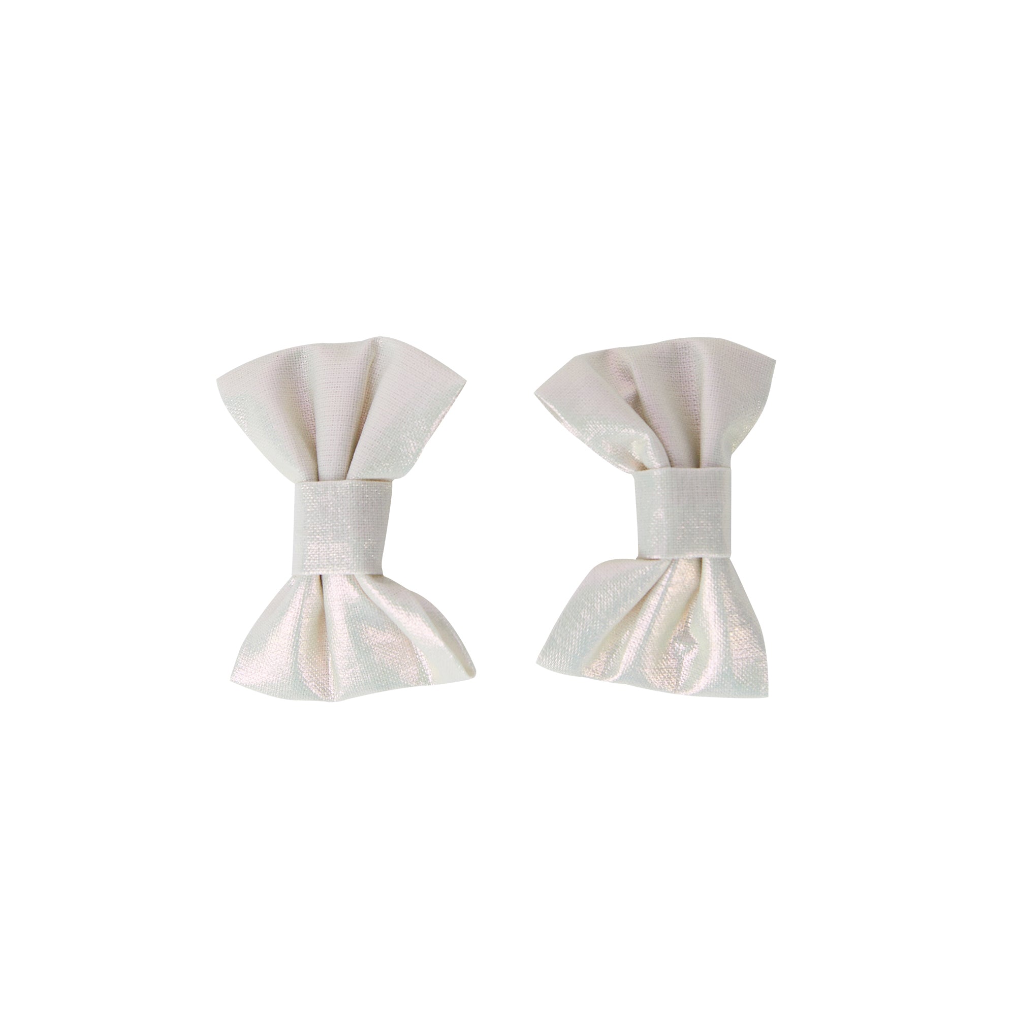 Girls Perle White Hair Clips