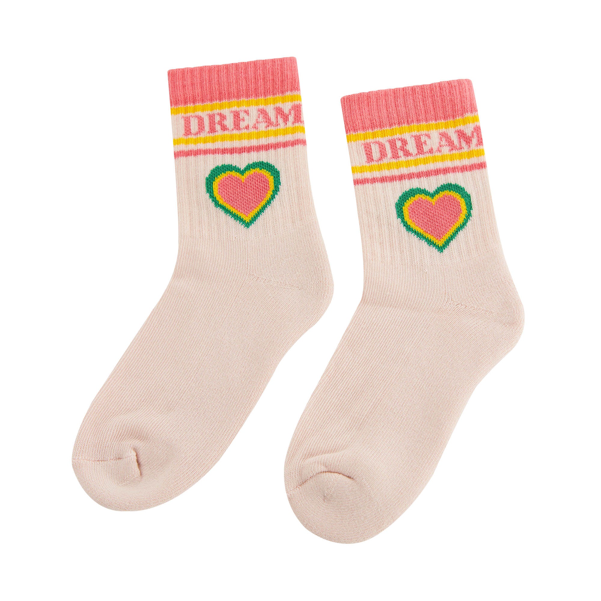 Girls Light Pink Cotton Socks