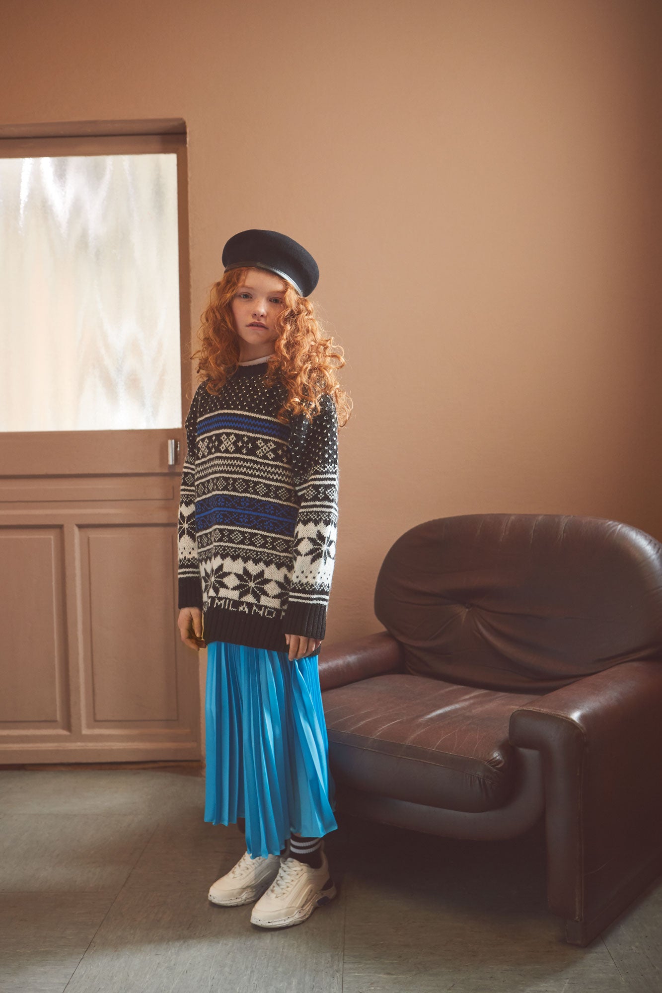 Girls Dark Grey Sweater